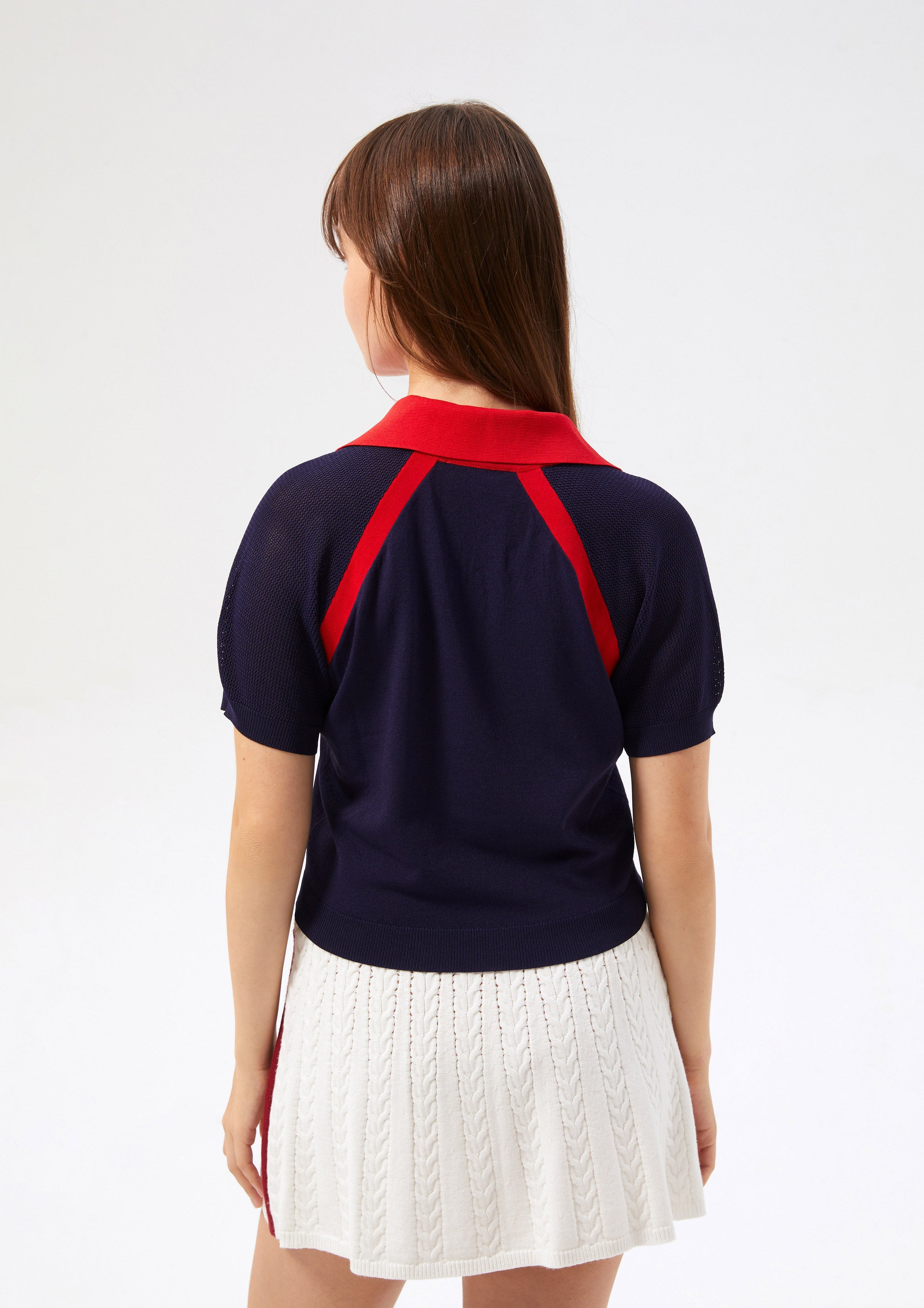 Logo Mesh Short Sleeve Top Speed Voyard