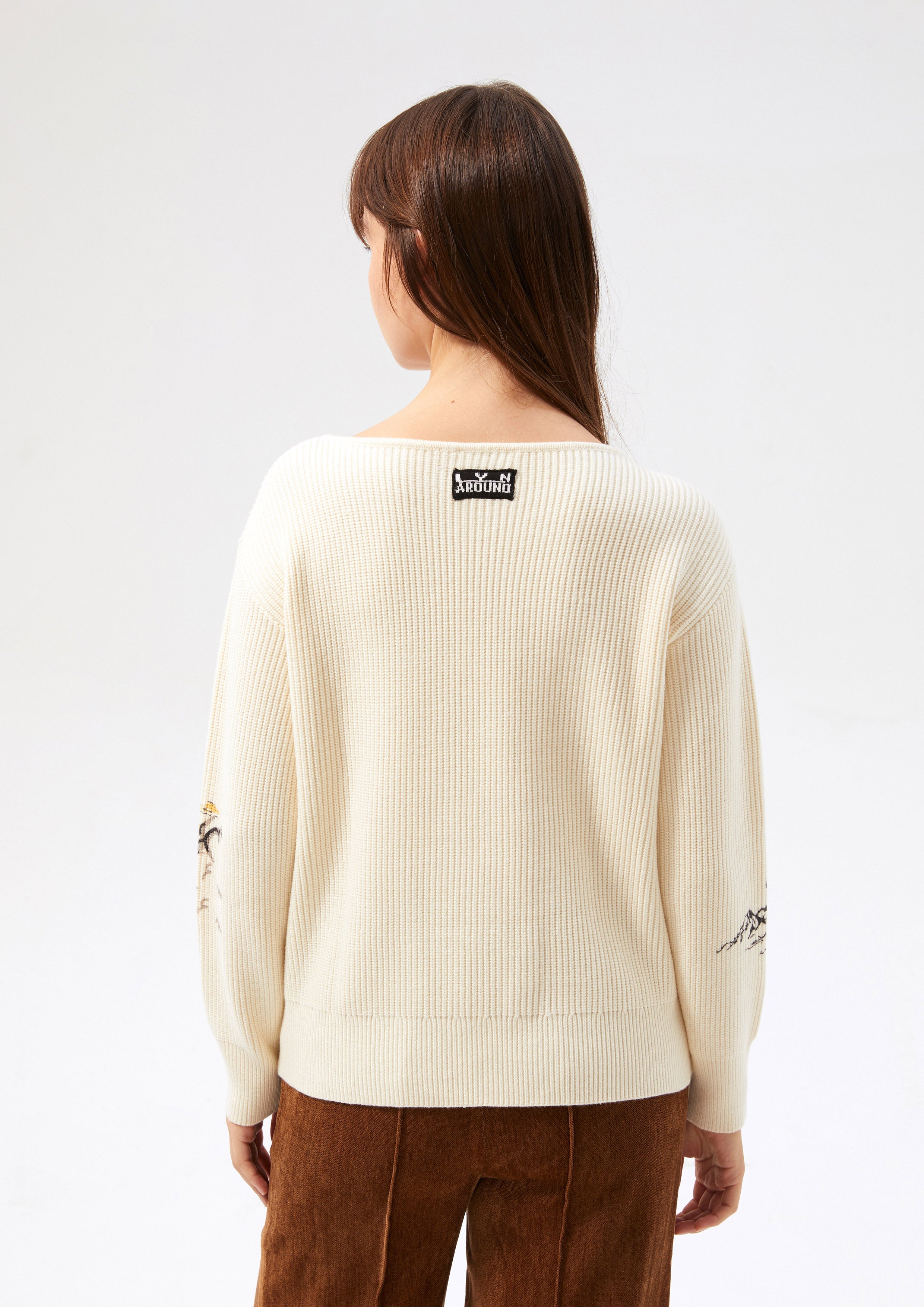 Print Long Sleeve Pullover Speed Voyard