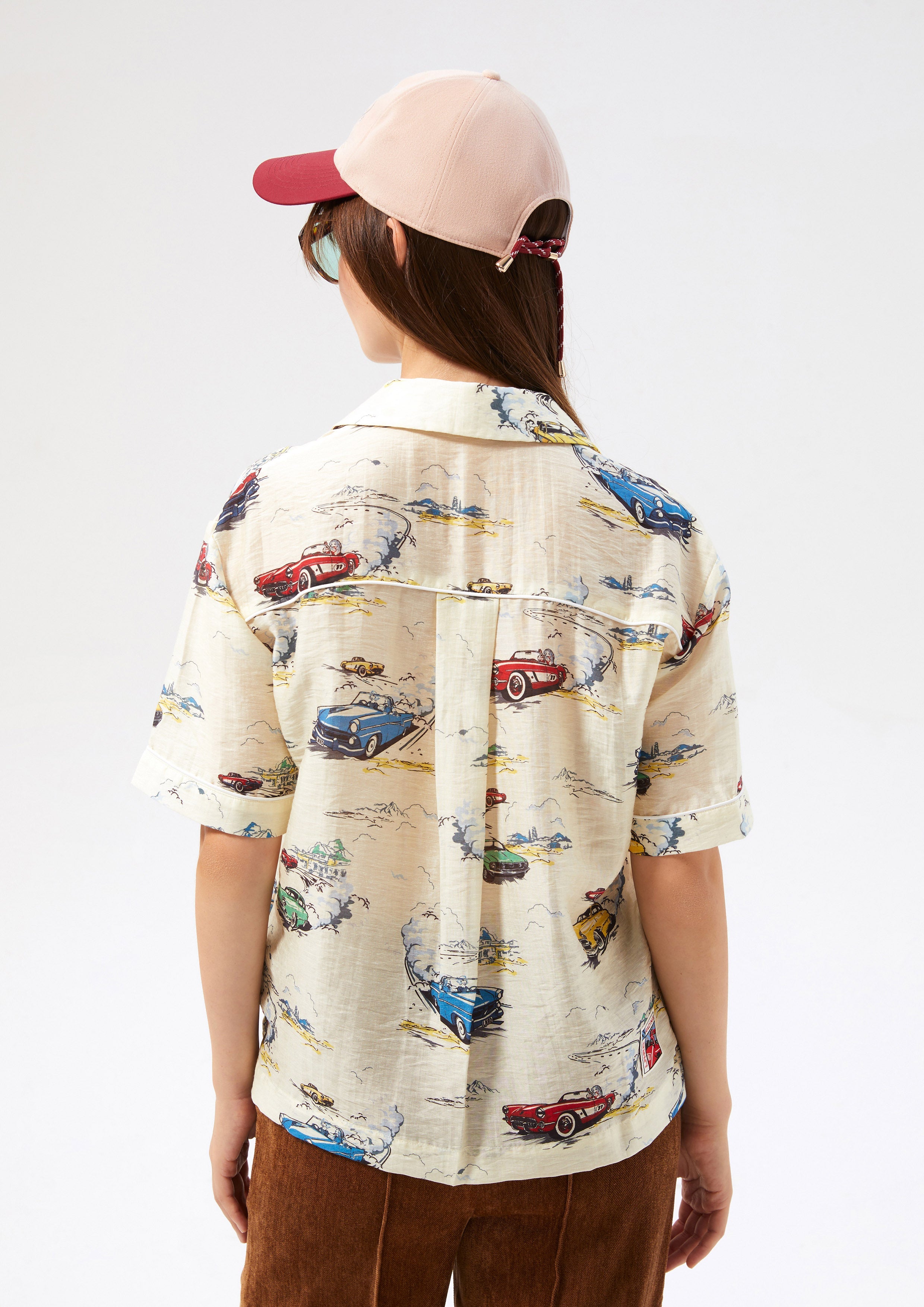 Car Print Short Sleeve Shirt Speed Voyard