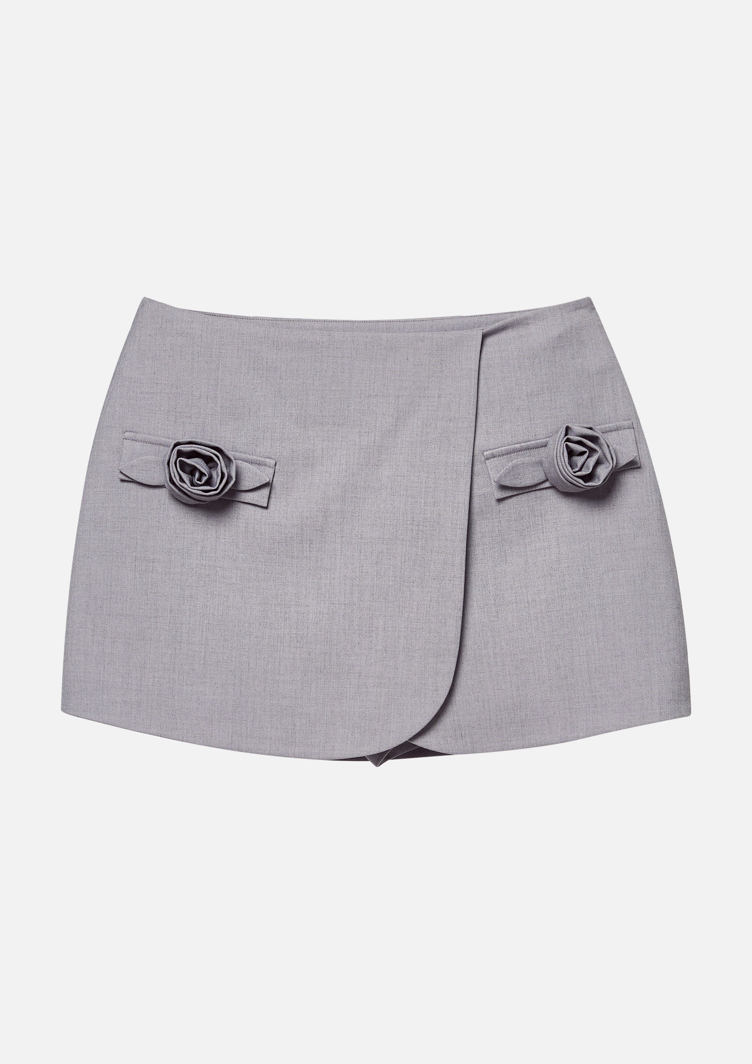 กระโปรงสั้นแต่งดอกกุหลาบ คอลเลกชัน Rodeo Rose