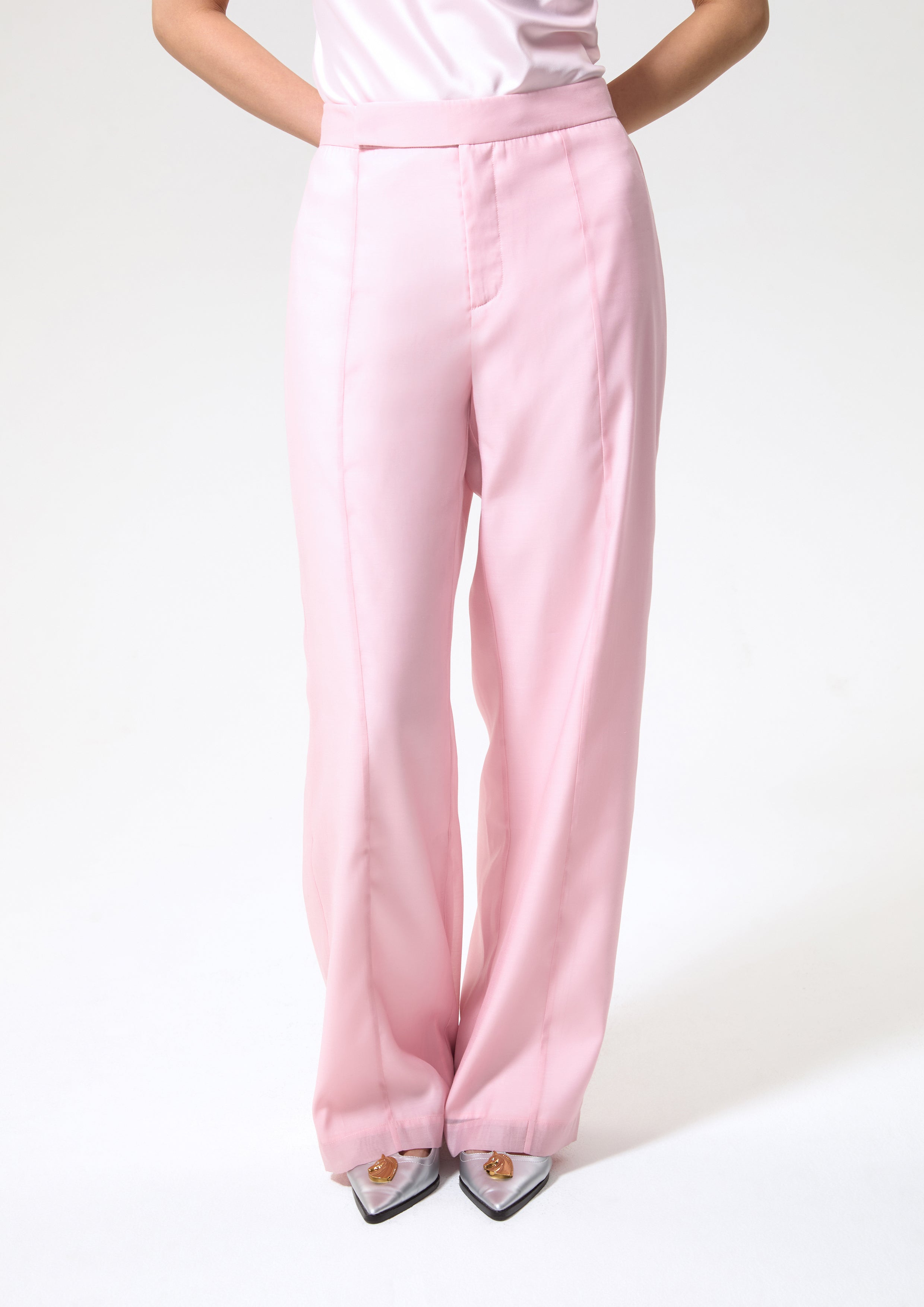 กางเกงขายาวเอวสูง คอลเลกชัน Rodeo Rose