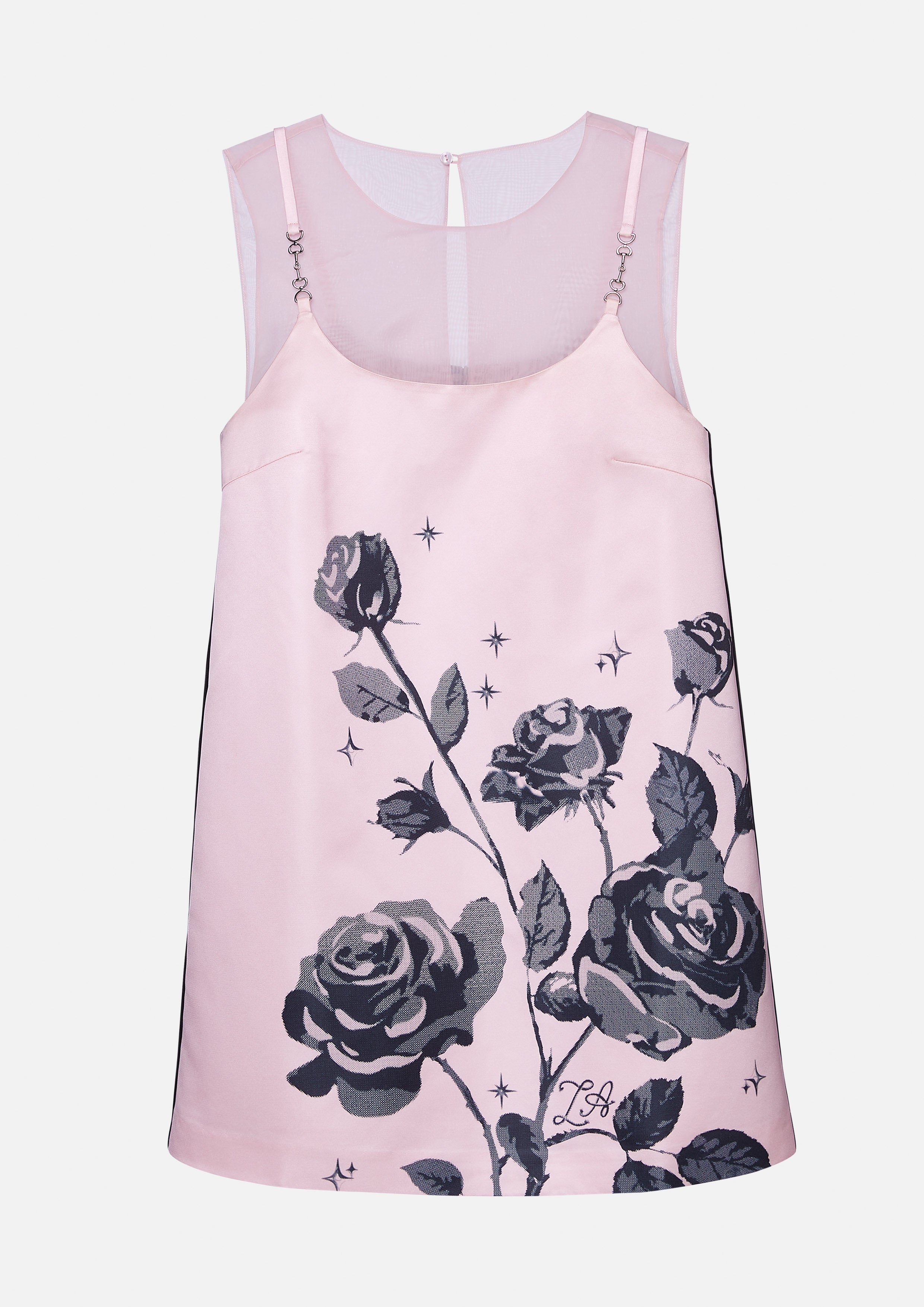 เดรสสั้นพิมพ์ลายกุหลาบ คอลเลกชัน Rodeo Rose