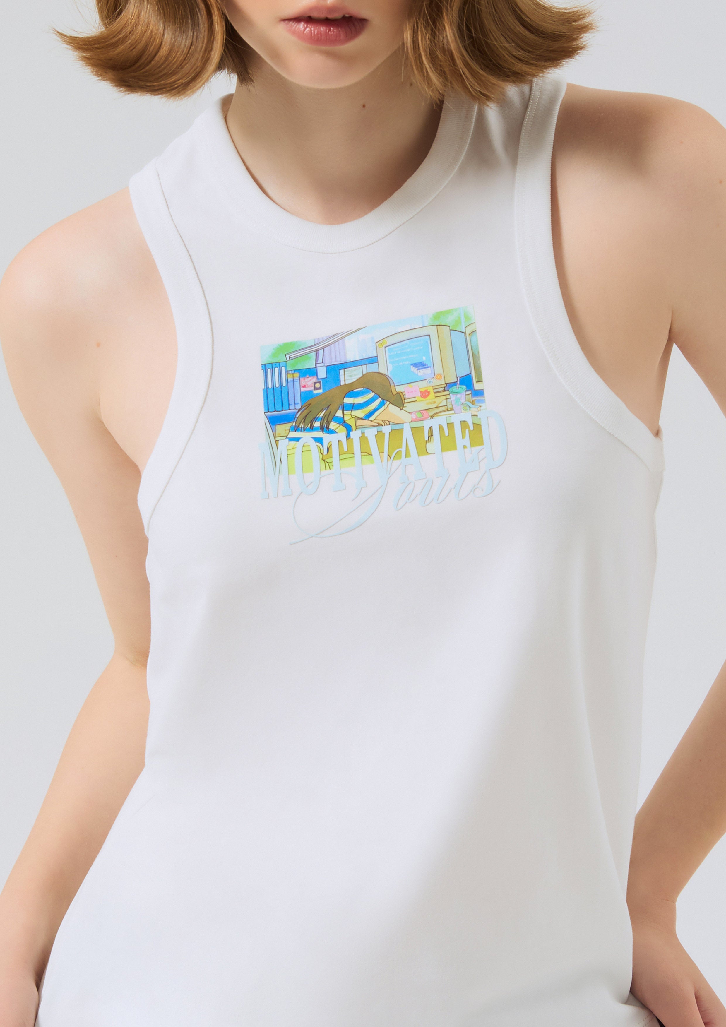 เสื้อกล้ามพิมพ์ลาย คอลเลกชัน Speed Voyard