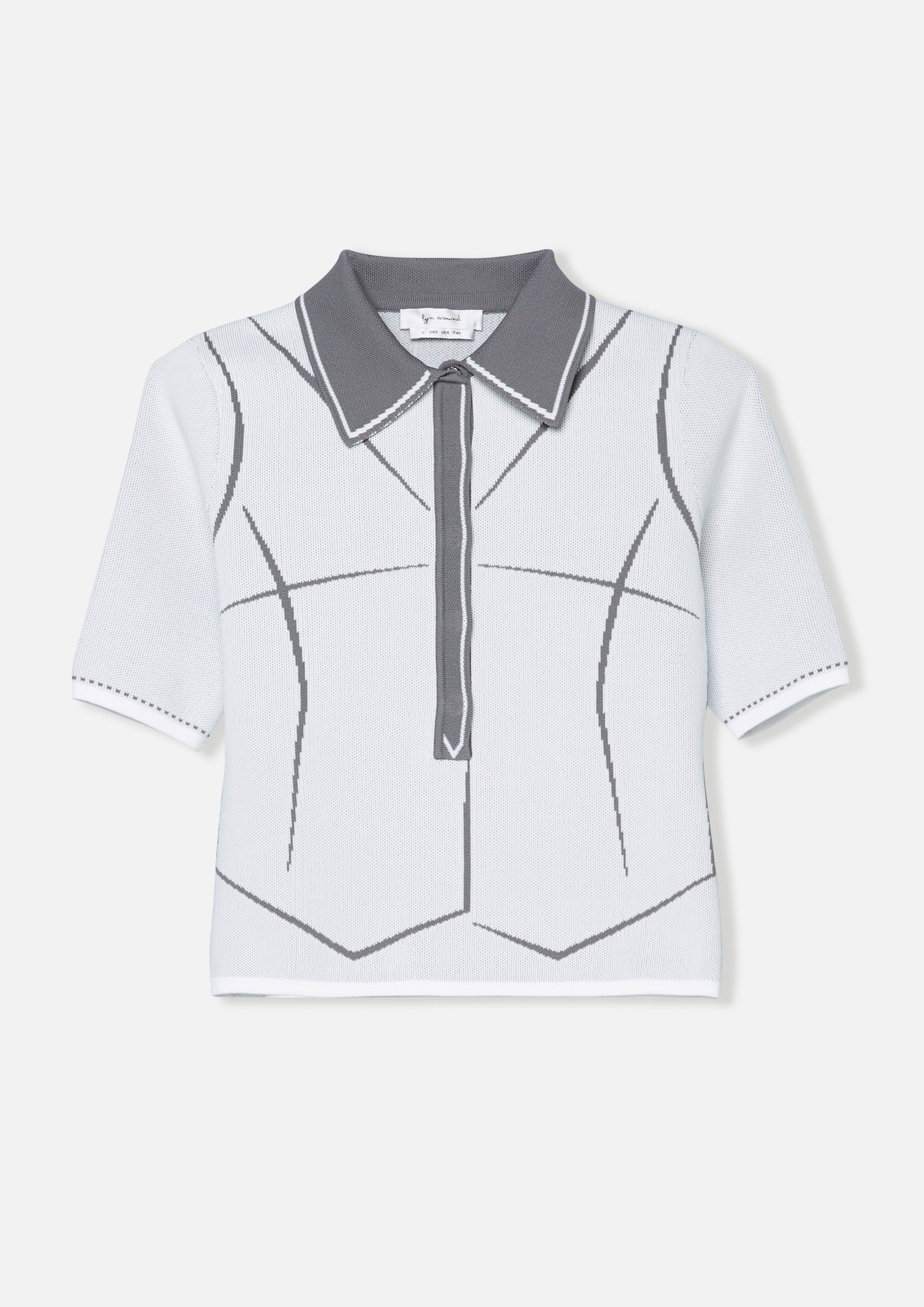 Knitted Polo Top Working on Board