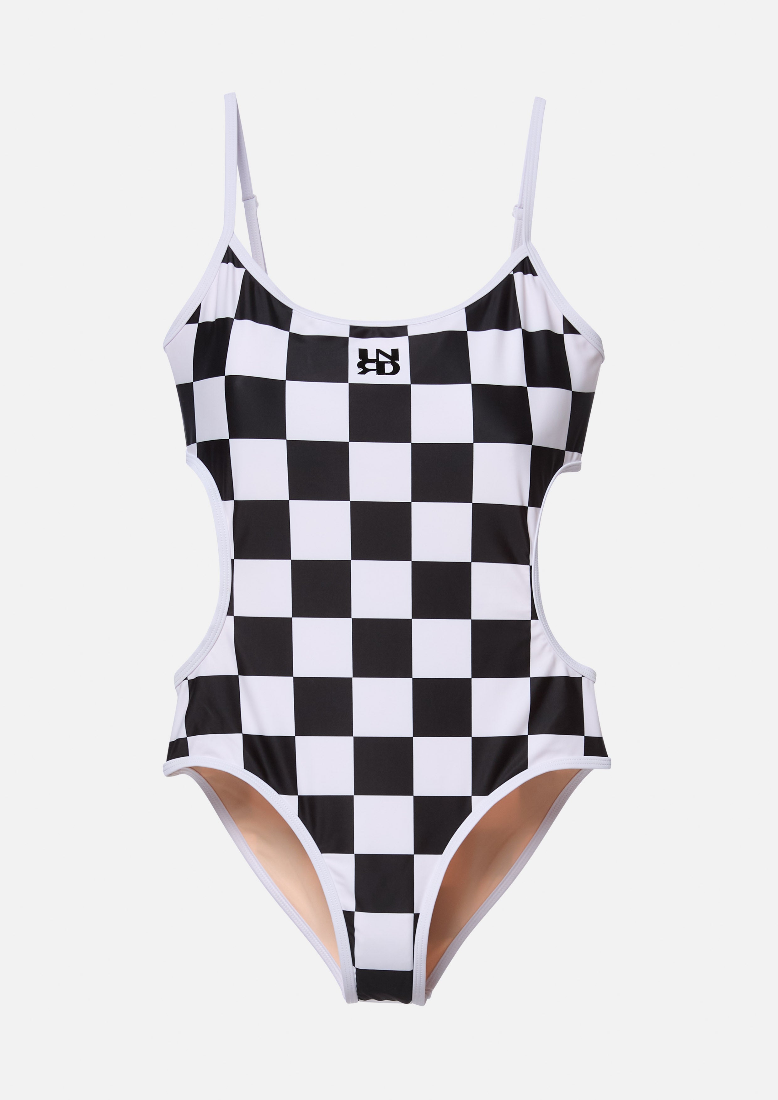 ชุดว่ายน้ำคัตเอาท์ลายตาราง คอลเลกชัน Speed Voyard