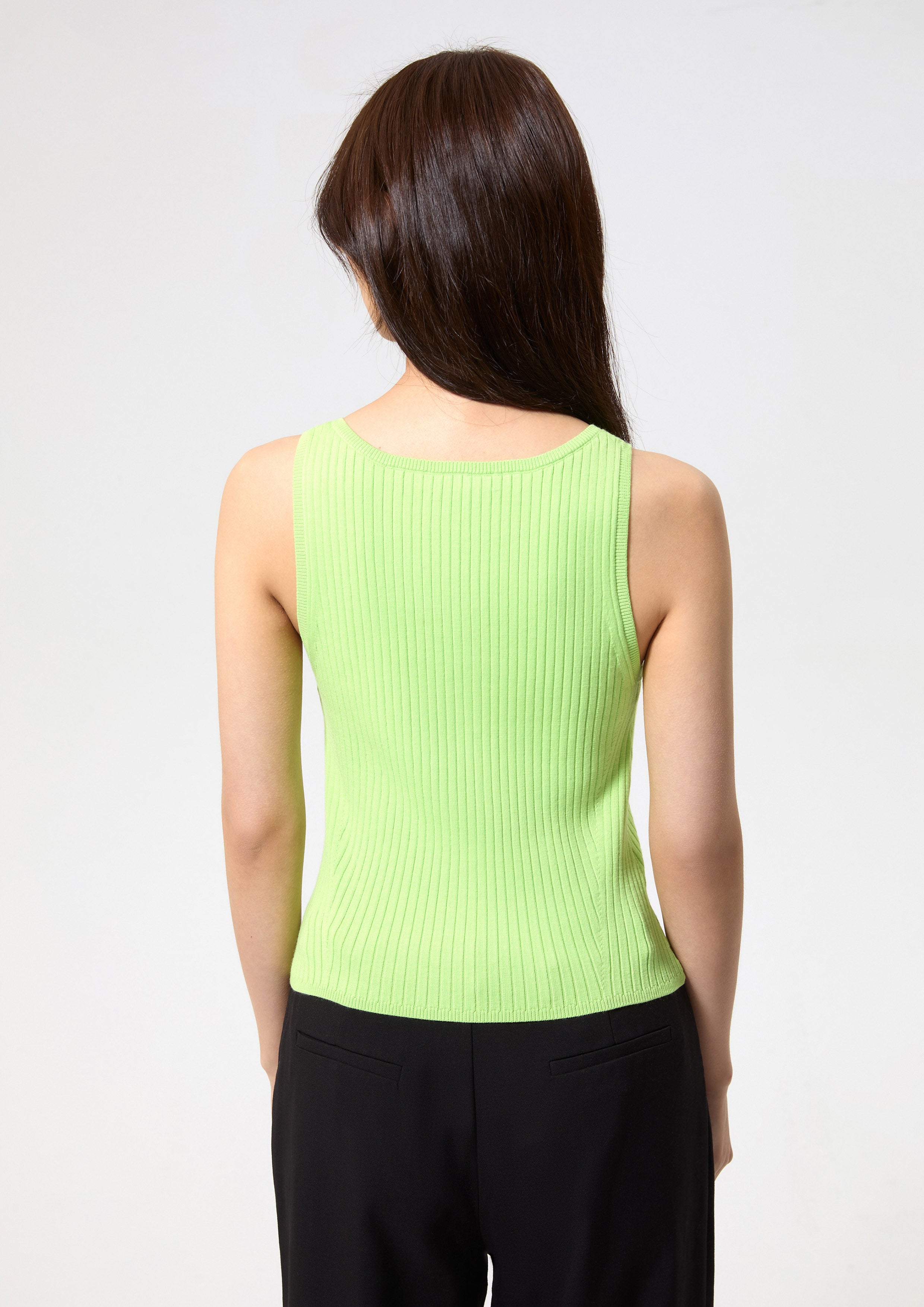 เสื้อกล้ามผ้านิตแต่งซิปหน้า คอลเลกชัน Play Spell