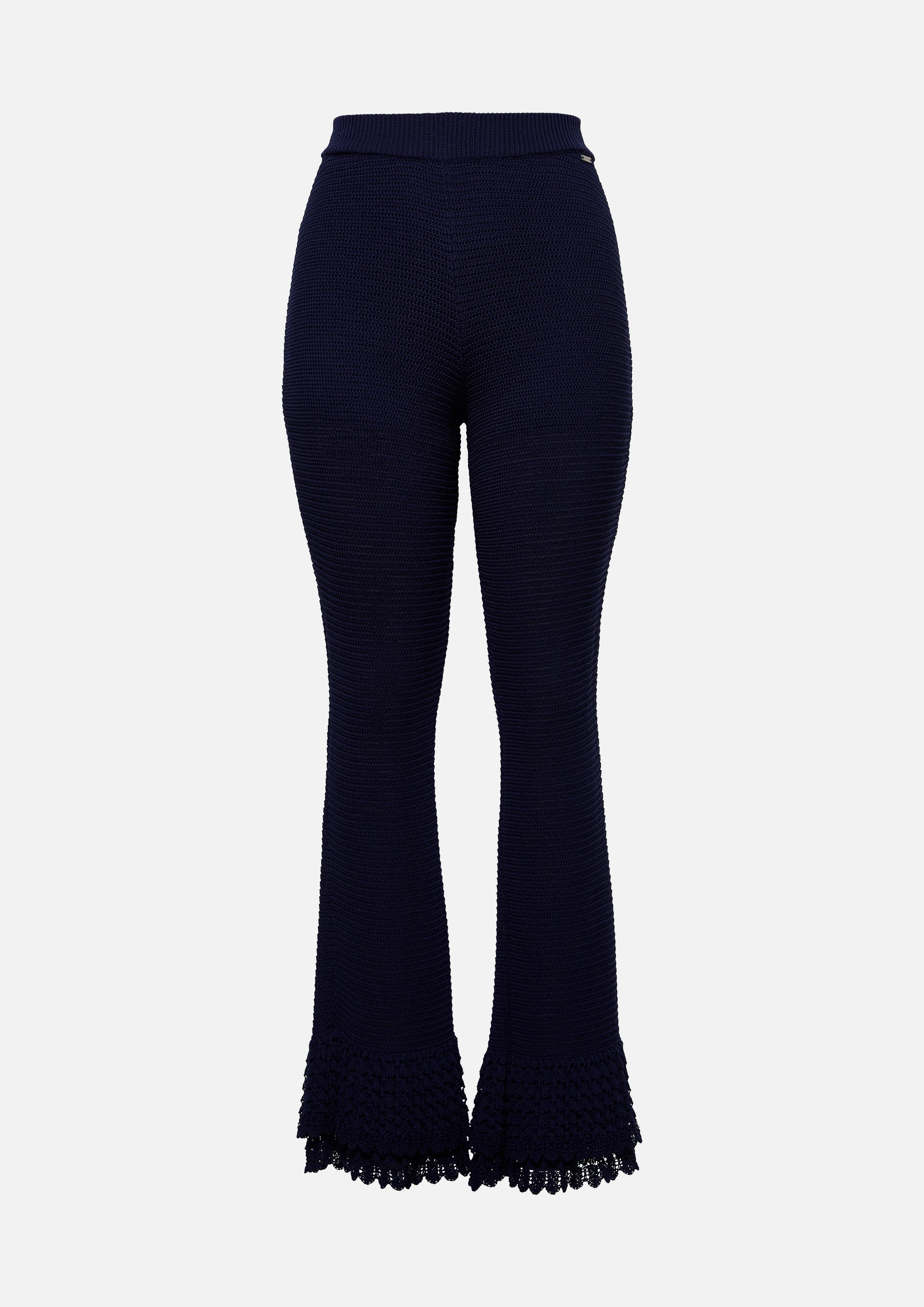 กางเกงขายาวปลายขาระบายแต่งลูกไม้ คอลเลกชัน Neon Dreams