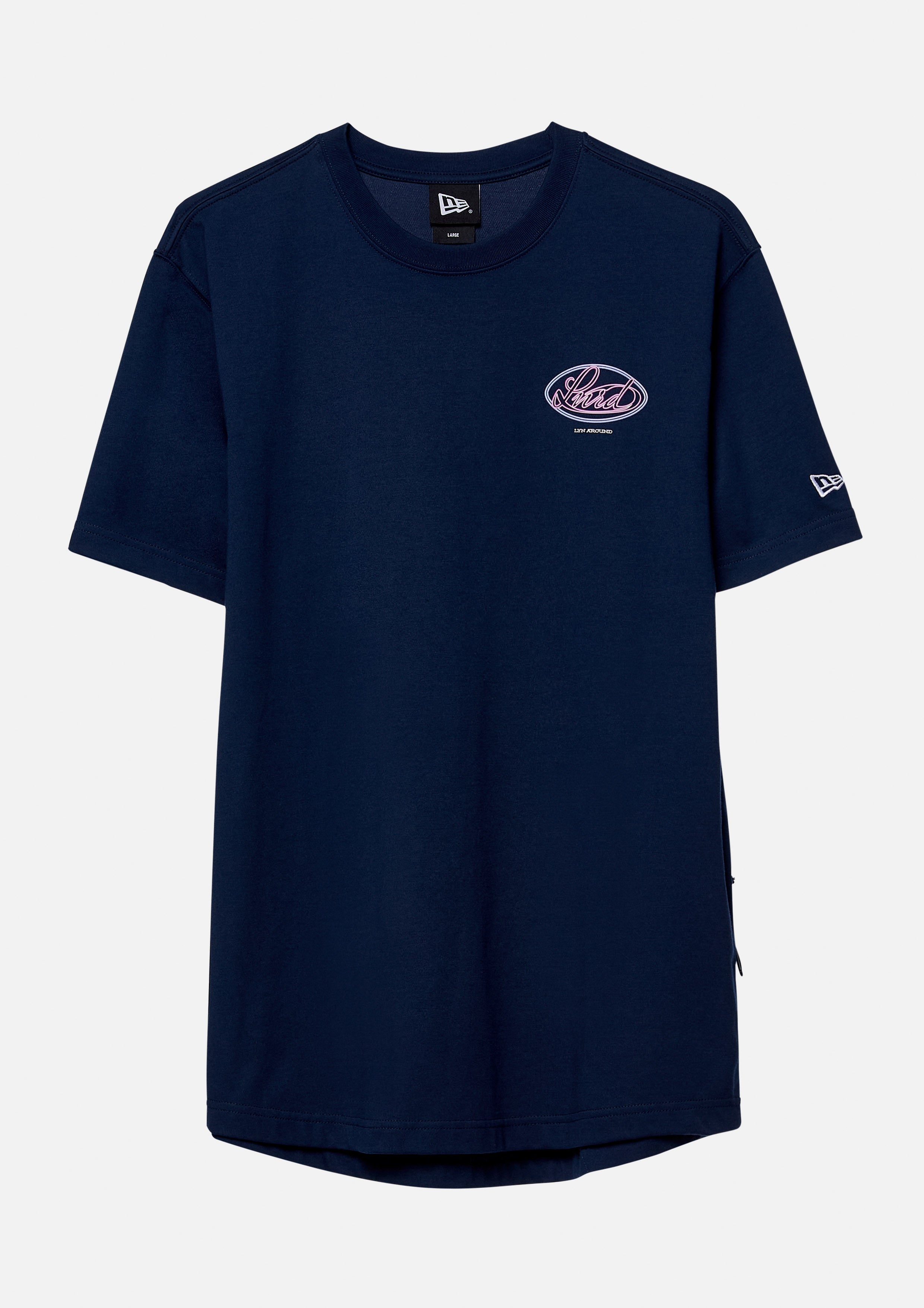 เสื้อยืดโอเวอร์ไซส์พิมพ์ลายโลโก้นีออน คอลเลกชัน LA x New Era