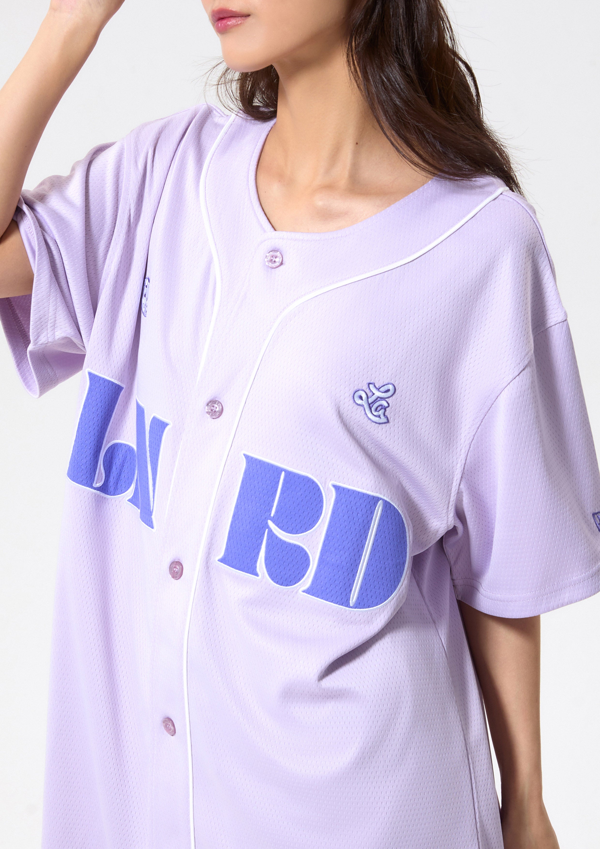 เสื้อเบสบอลปักโลโก้ คอลเลกชัน LA x New Era