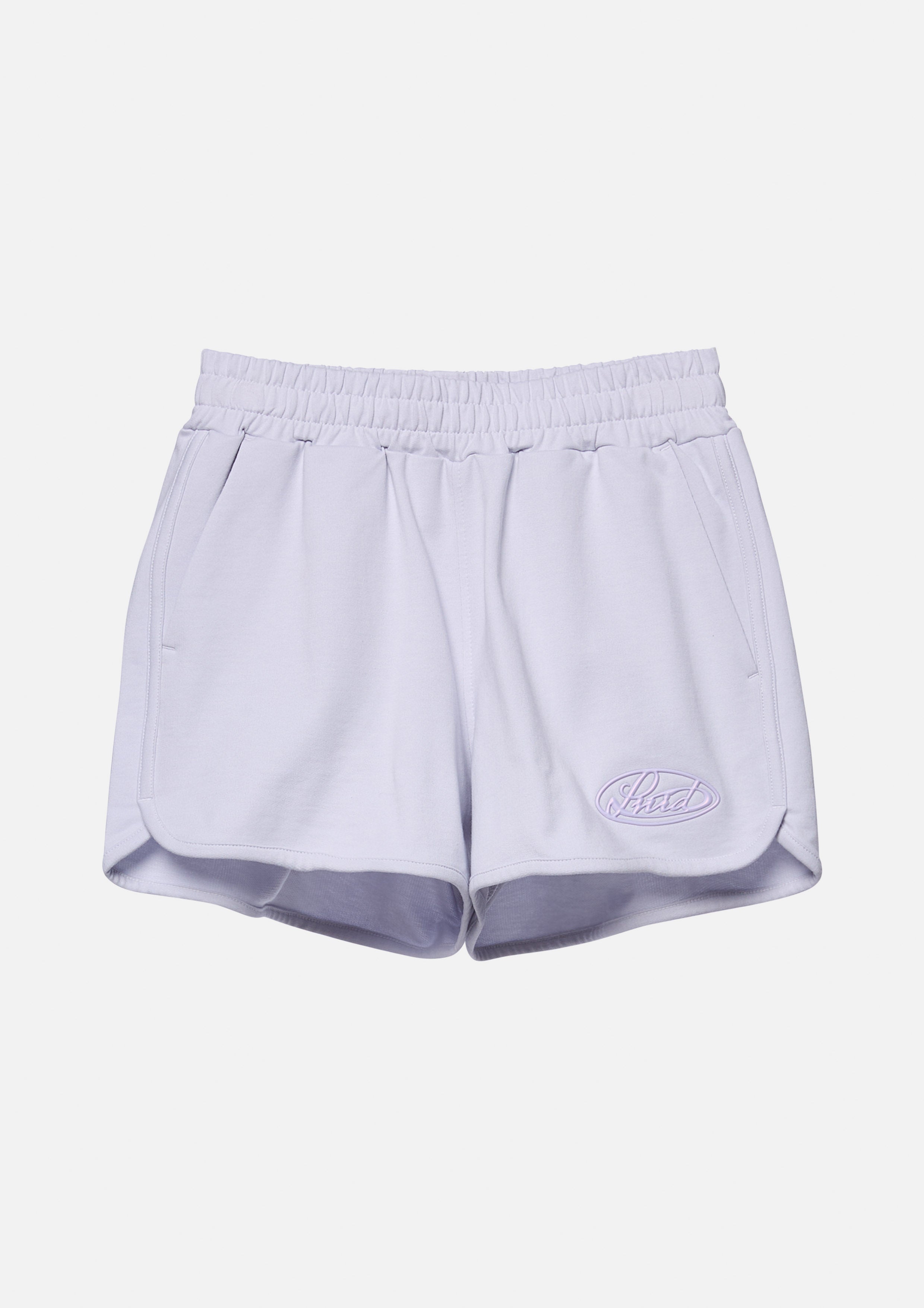 กางเกงขาสั้นเอวยางยืดปักโลโก้ คอลเลกชัน LA x New Era