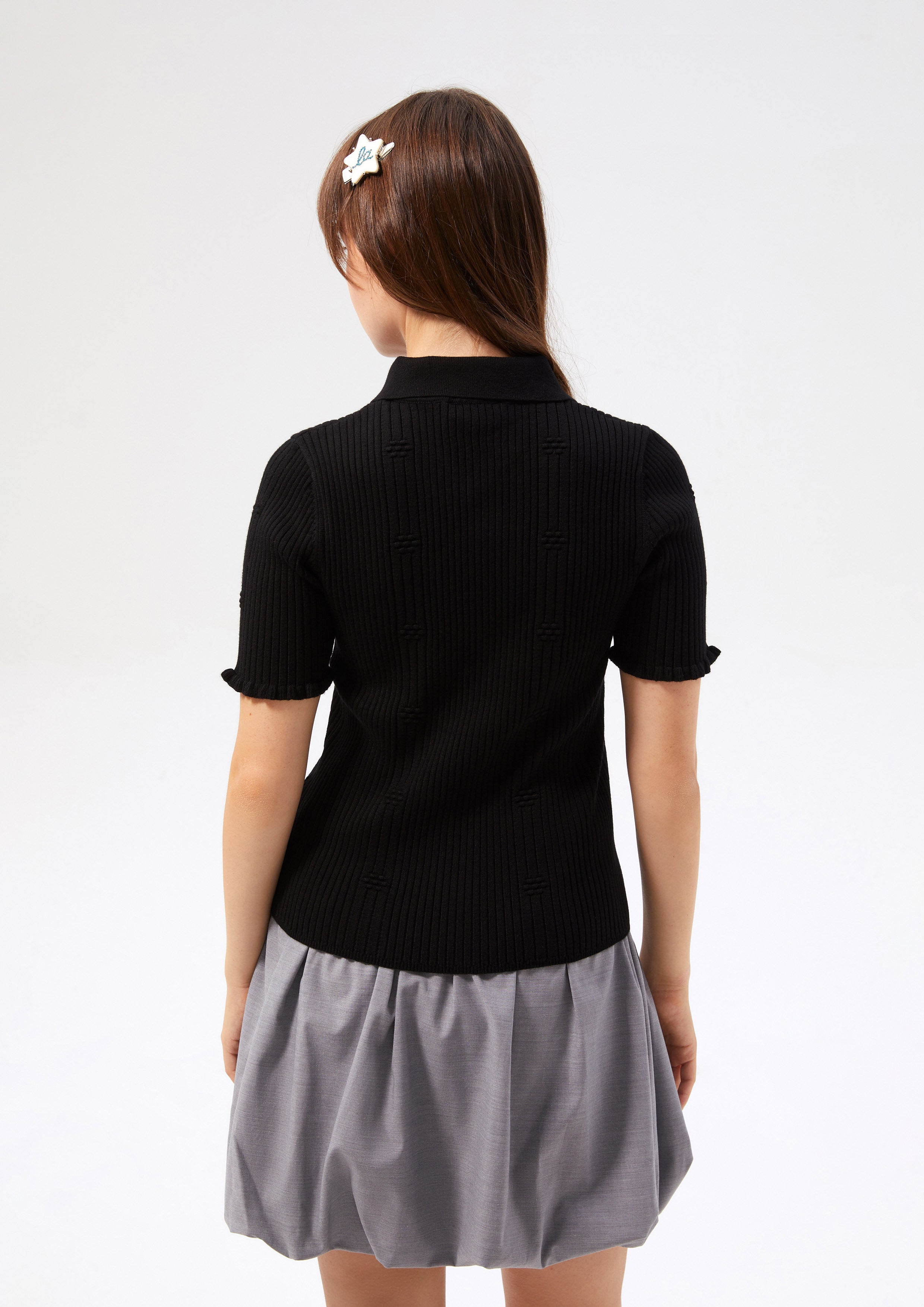 เสื้อแขนสั้นผ้าริบ คอลเลกชัน Like a Virgin