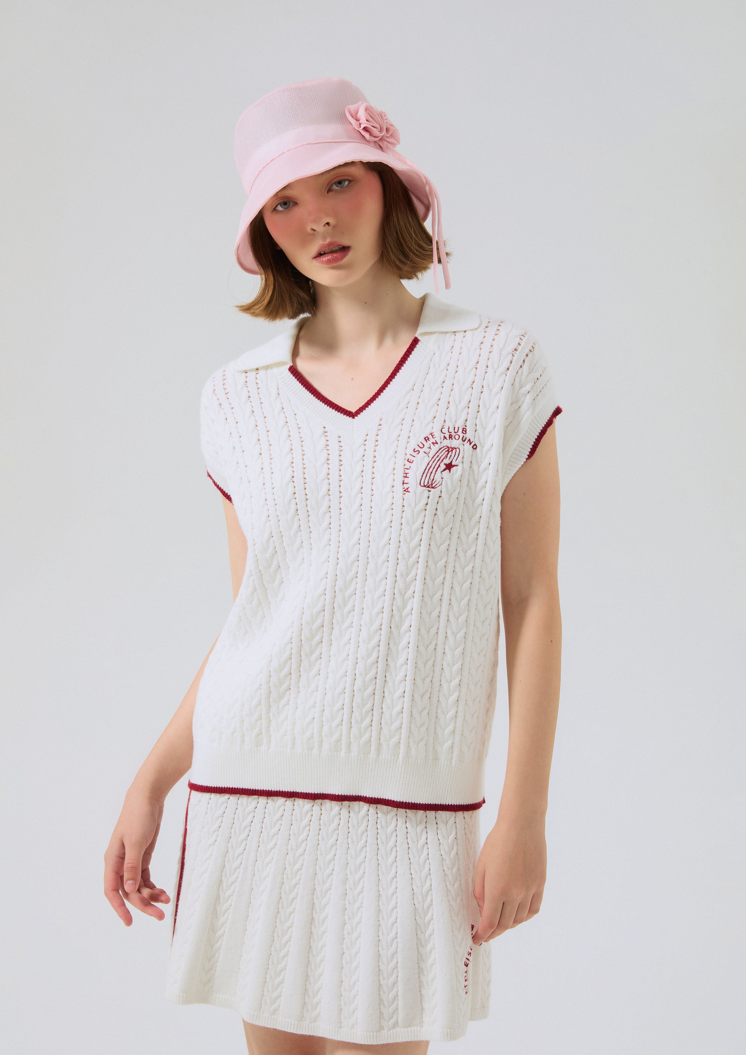 เสื้อถักเคเบิ้ลนิตปักโลโก้ คอลเลกชัน Like a Virgin