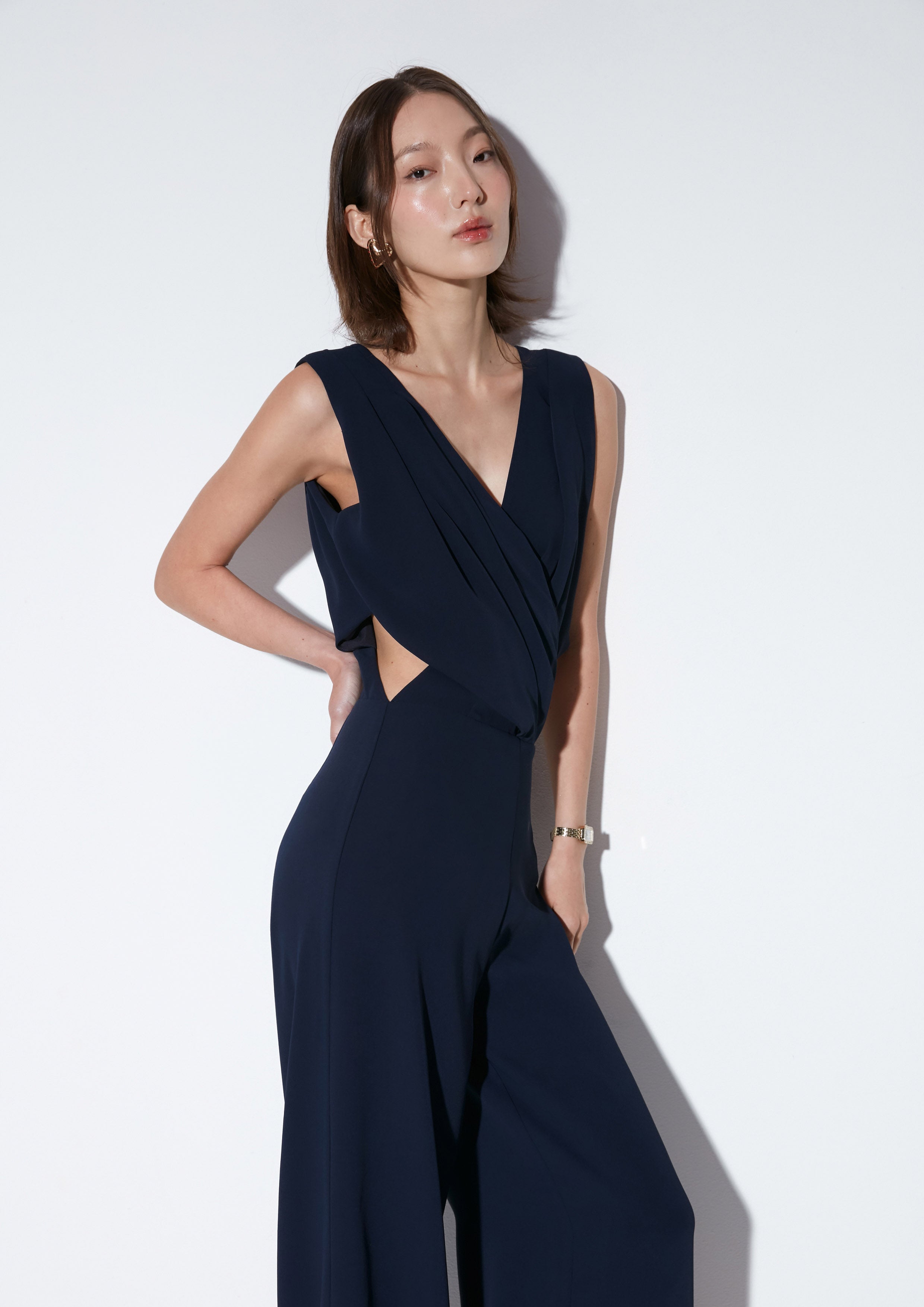 Sleeveless Jumpsuit Texture Club