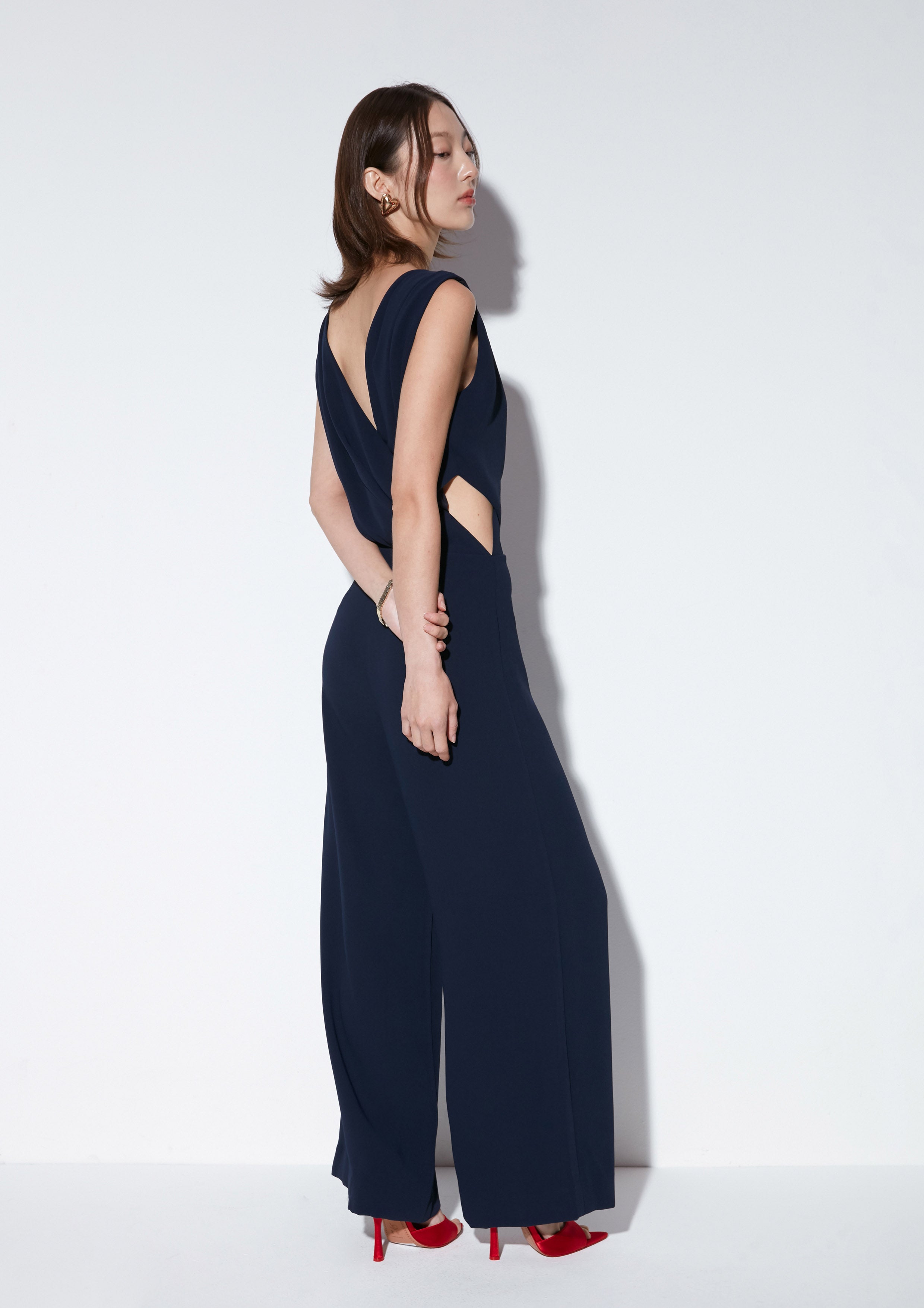 Sleeveless Jumpsuit Texture Club