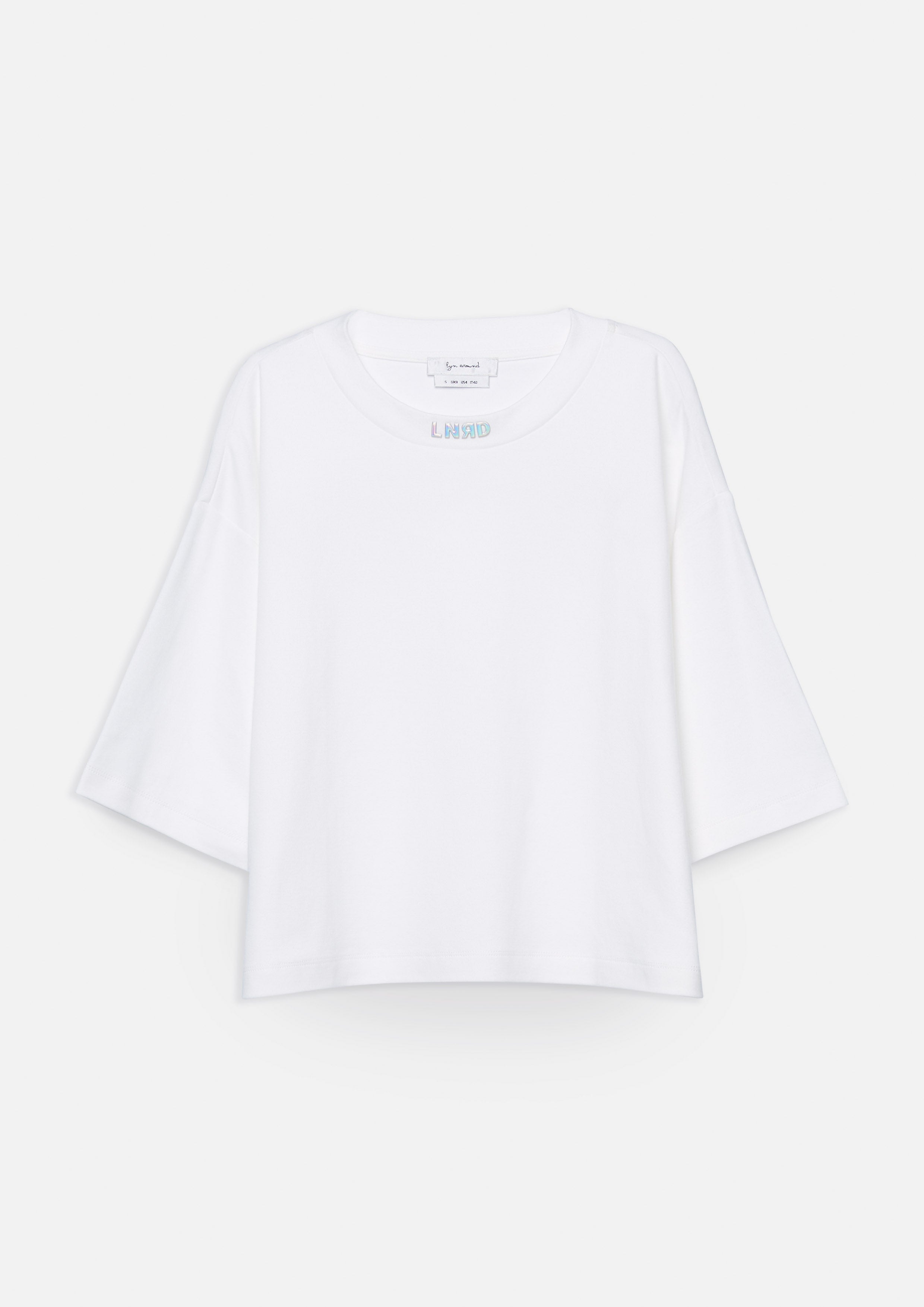 เสื้อยืดแขนสั้นโลโก้โฮโลแกรม คอลเลกชัน Neon Dreams