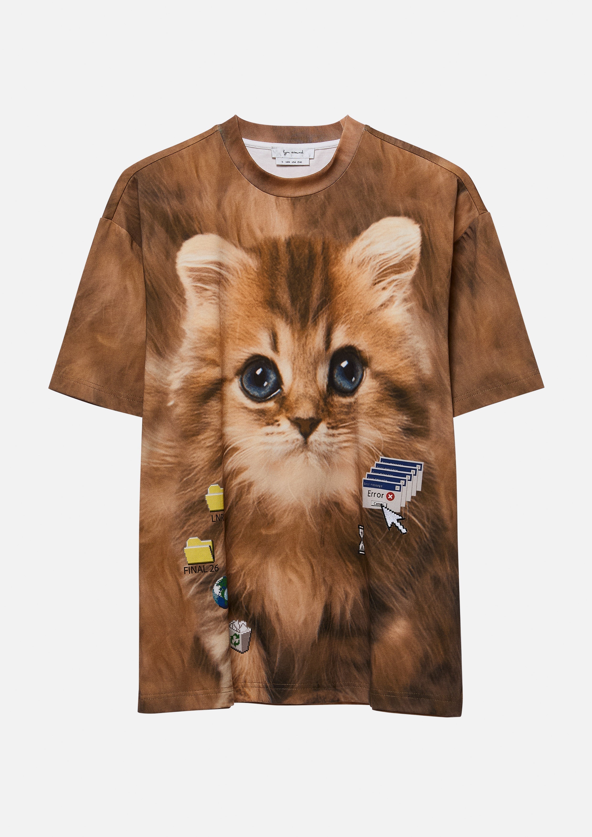 เสื้อยืดแขนสั้นพิมพ์ลาย คอลเลกชัน Neon Dreams