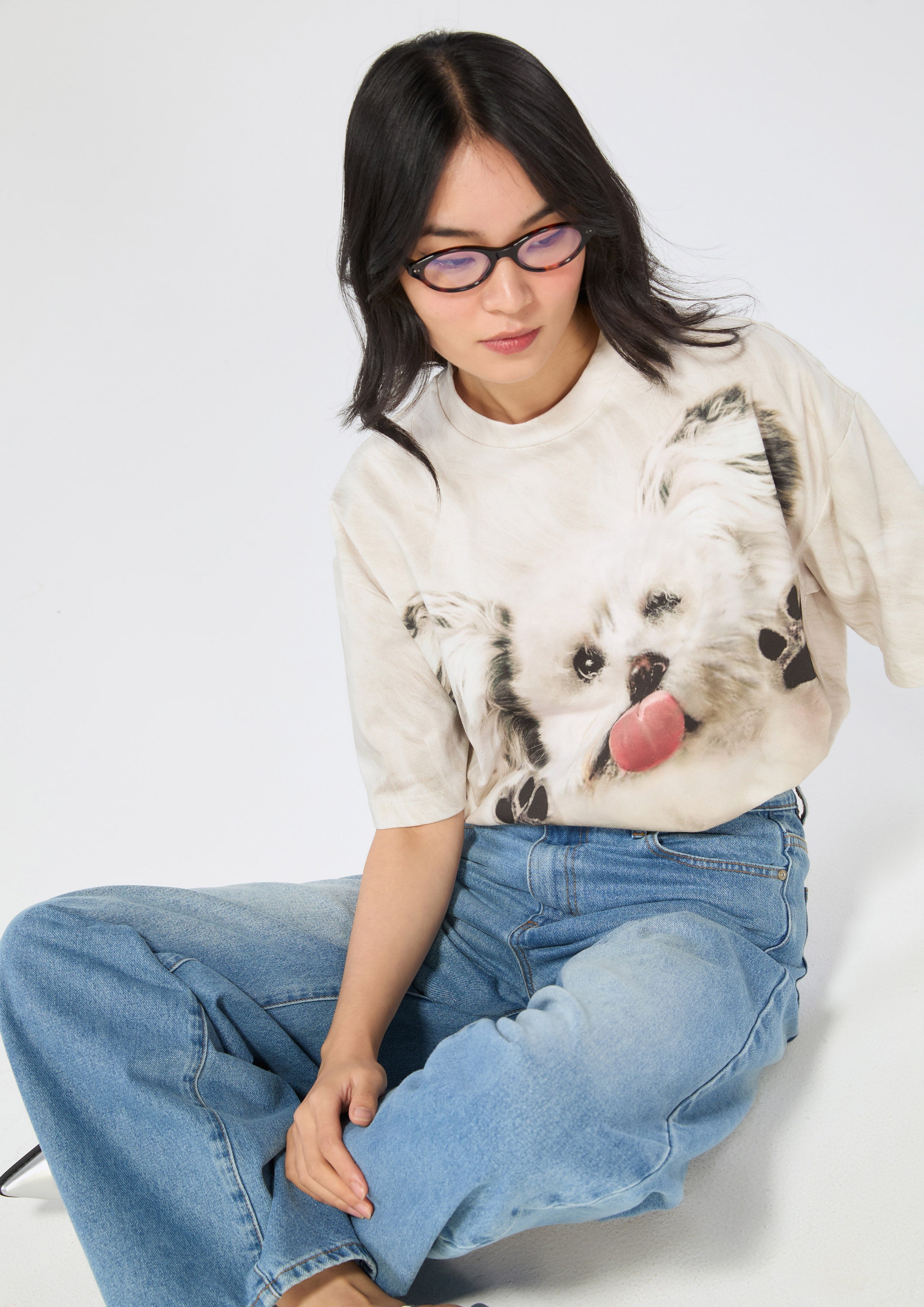 เสื้อยืดแขนสั้นพิมพ์ลาย คอลเลกชัน Neon Dreams