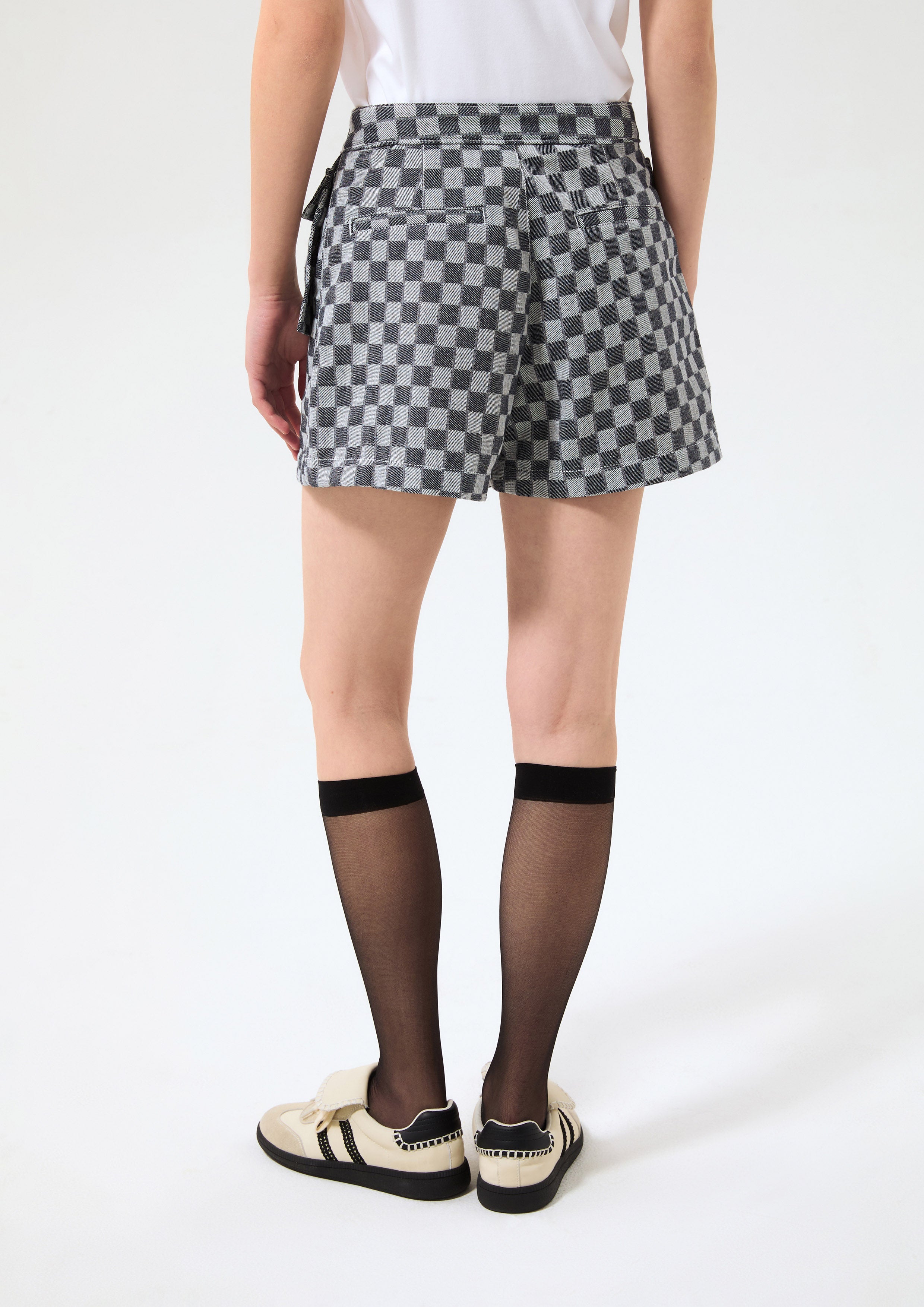 Checkered Skort Speed Voyard