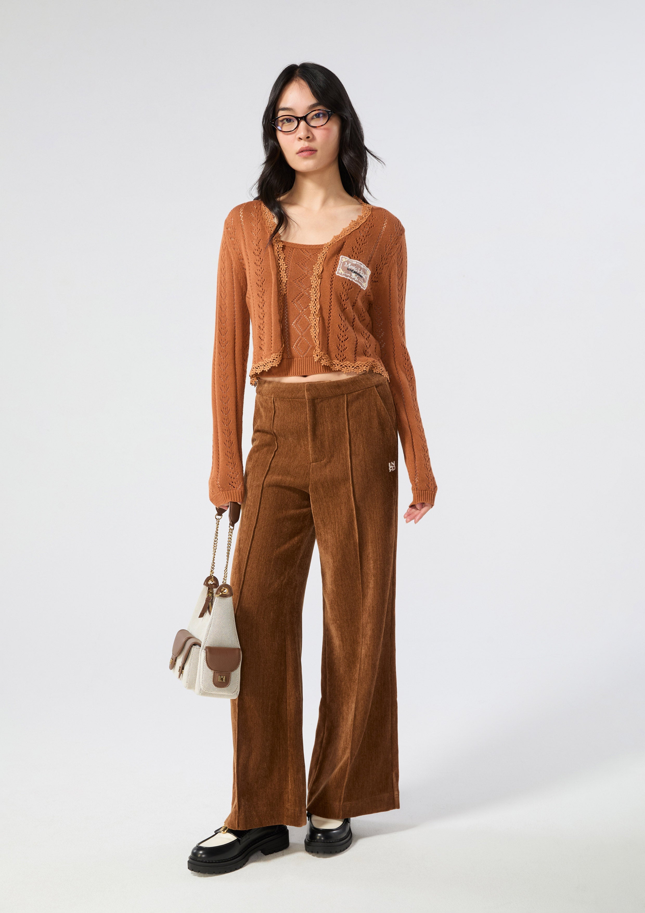 Embroidery Crochet Long Sleeve Cardigan Bloom Affair