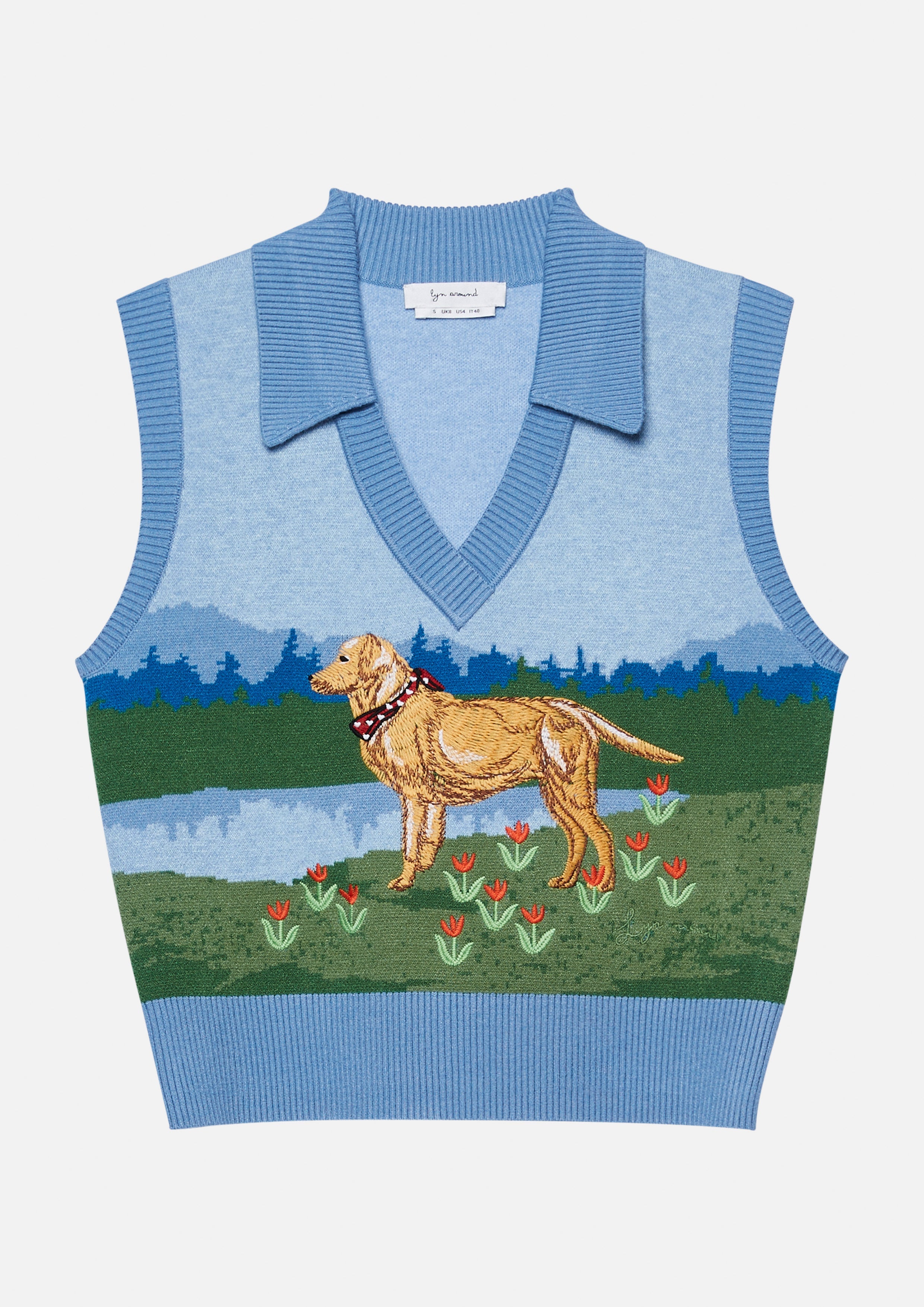 Knitted Crop Top Bloom Affair