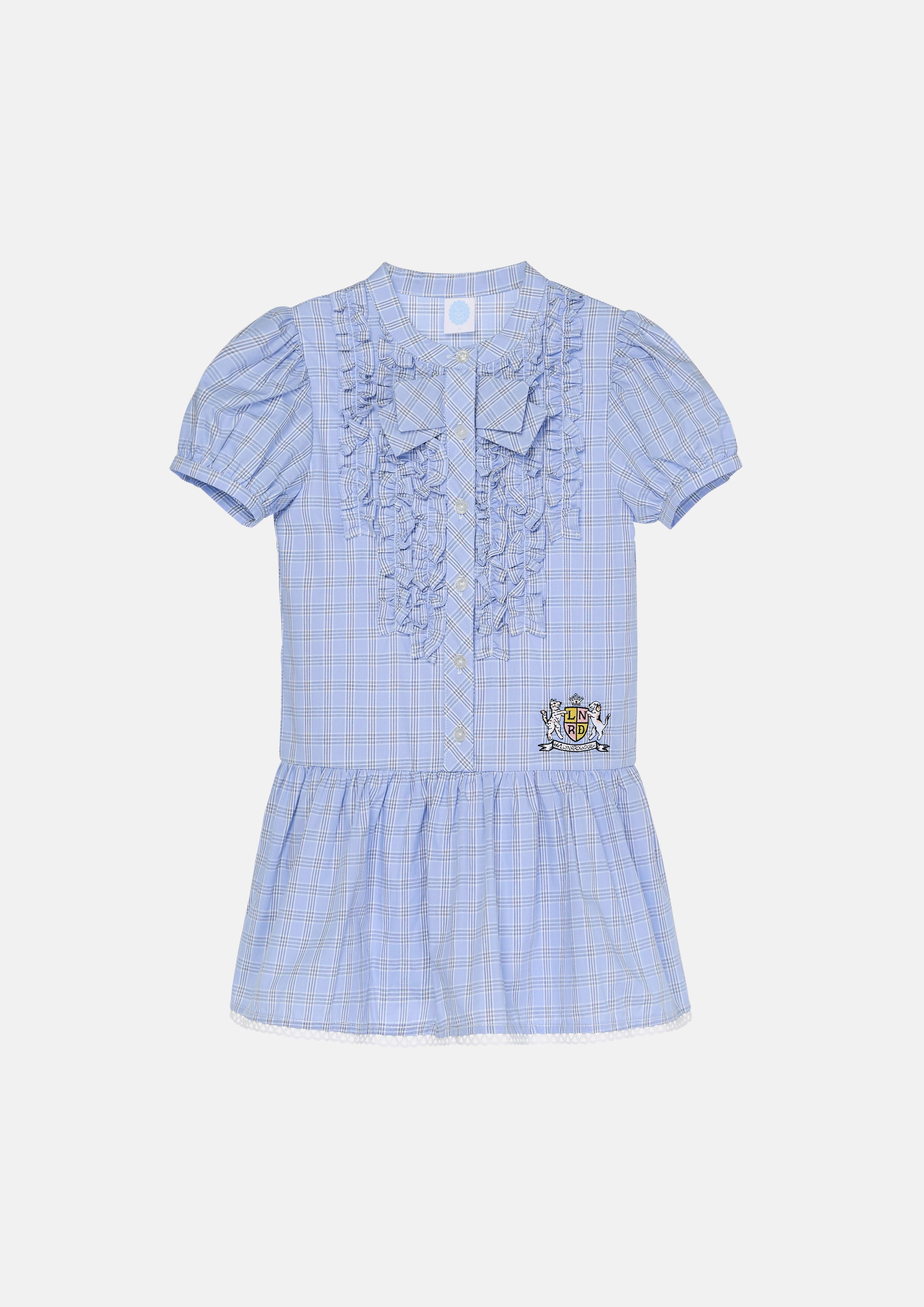 Gingham Frill Trim Mini Dress For Mini Girl You Are Magic