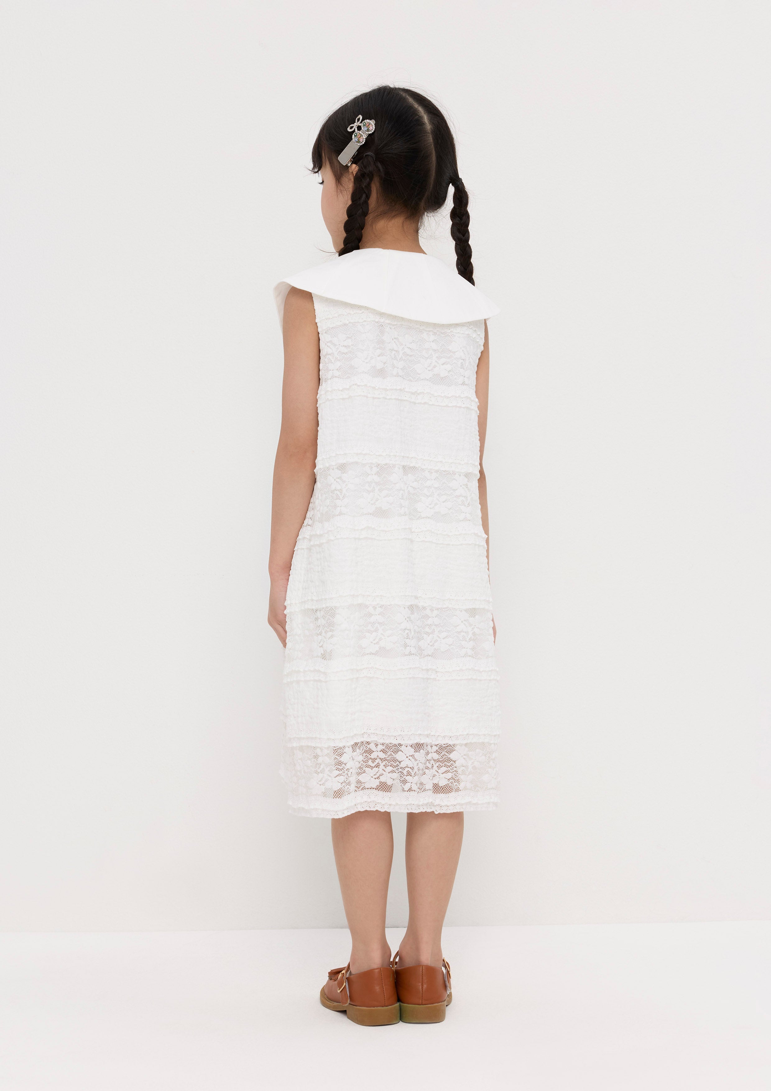 Lace Sleeveless Mini Dress For Mini Girl Nomad's Grace