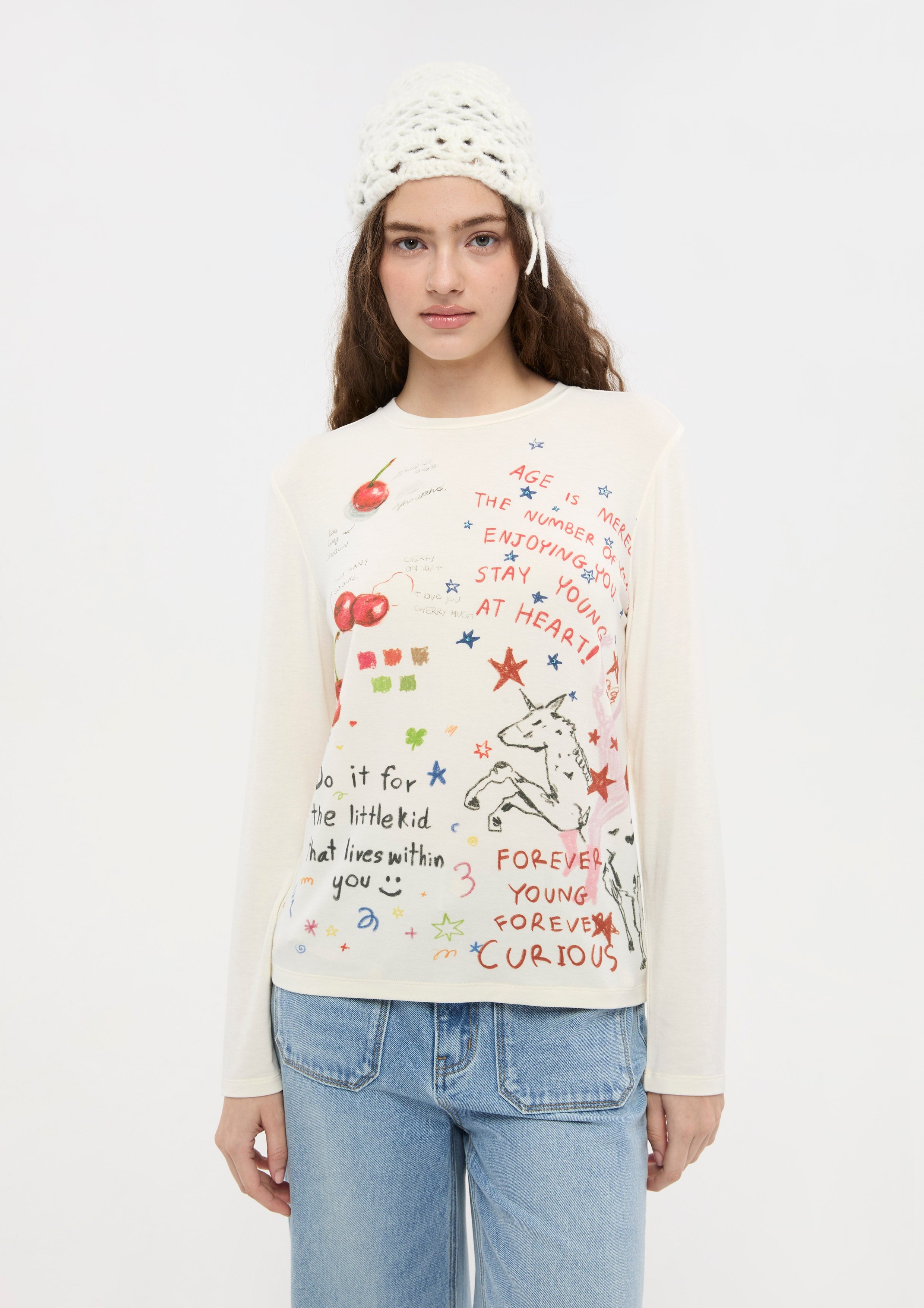 เสื้อแขนยาวพิมพ์ลาย คอลเลกชัน You Are Magic