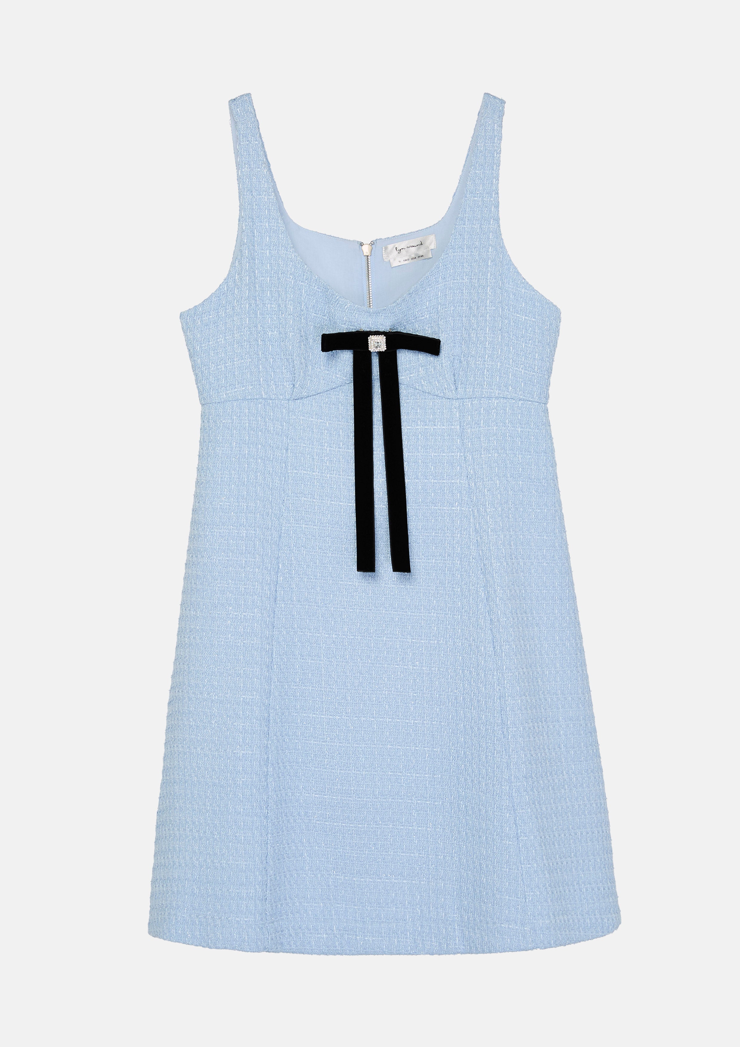 Bow Embellished Tweed Mini Dress Sweet Nothing