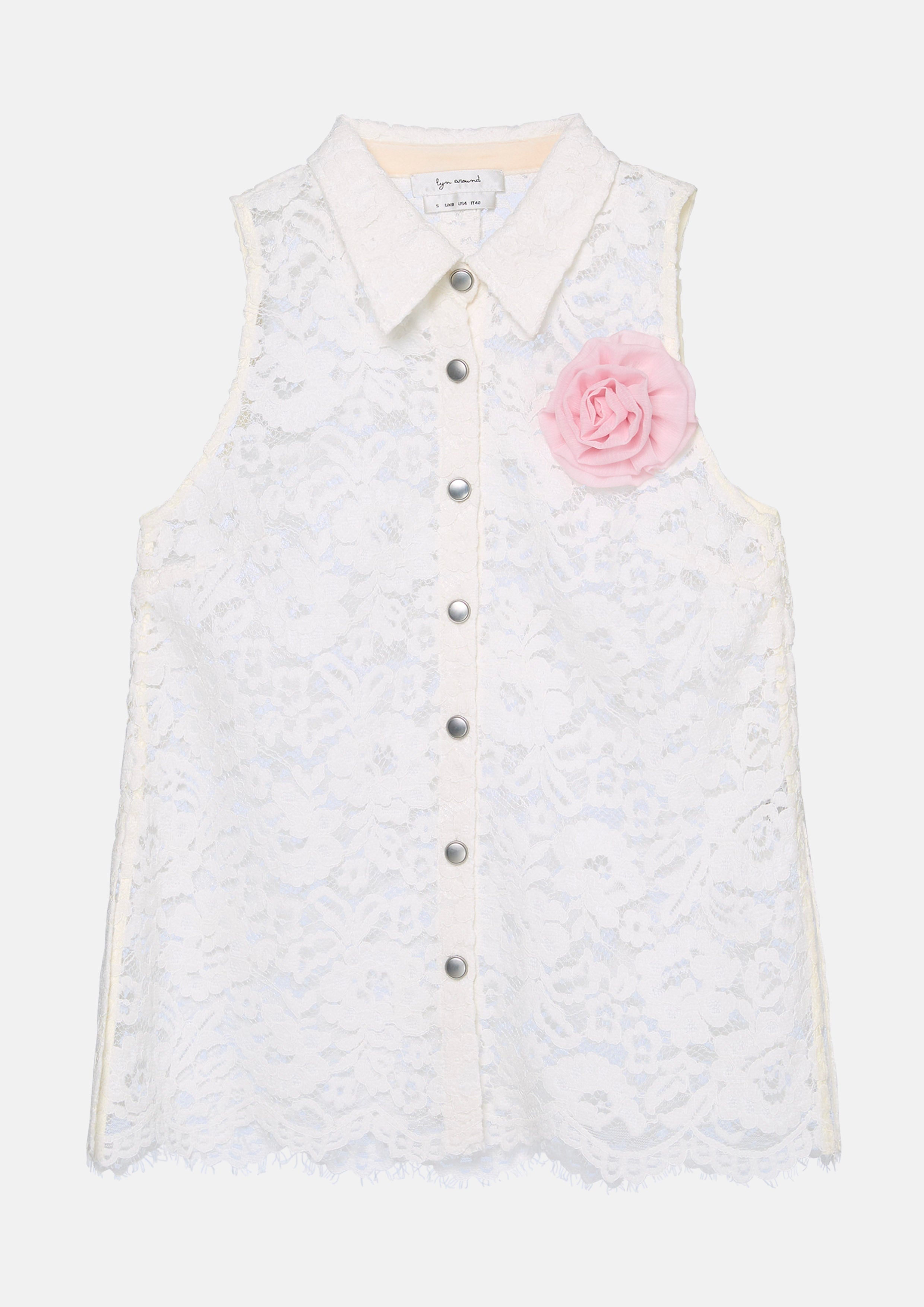 Rose Embellished Sleeveless Top Sweet Nothing