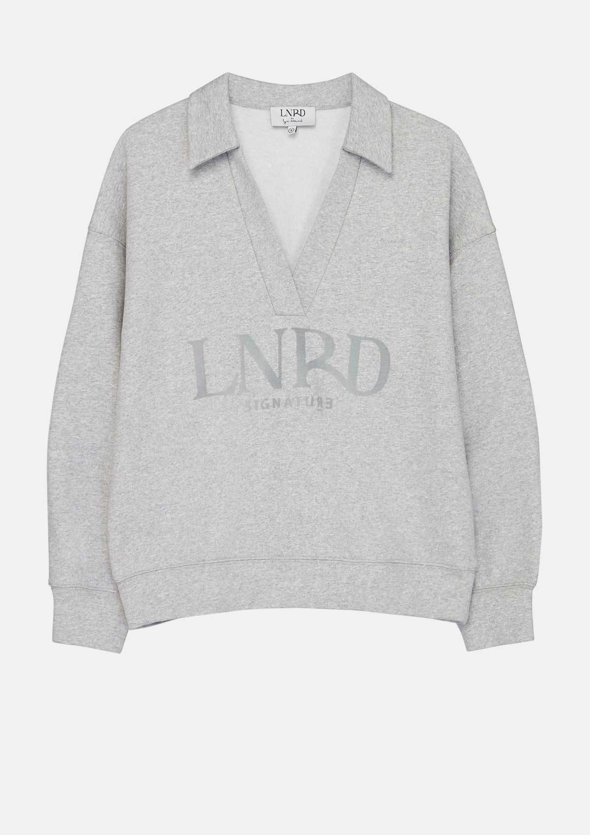เสื้อพูลโอเวอร์แขนยาวพิมพ์โลโก้ คอลเลกชัน LNRD Signature