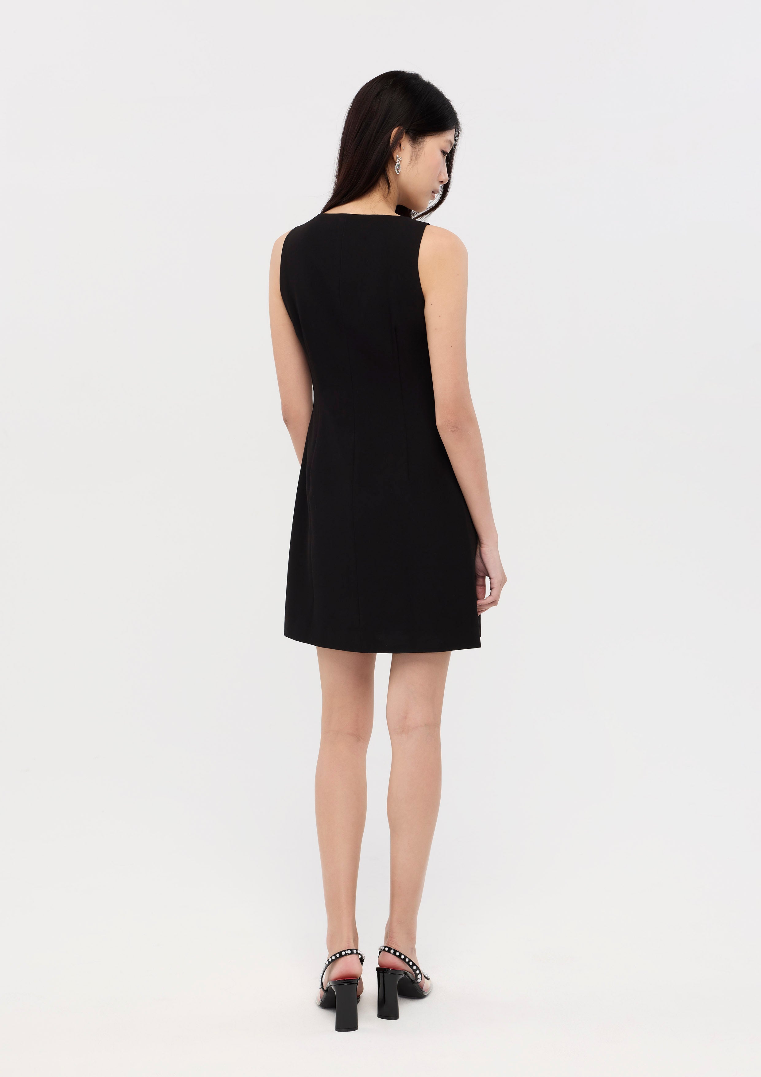 Sequin Floral Sleeveless Mini Dress Nomad's Grace