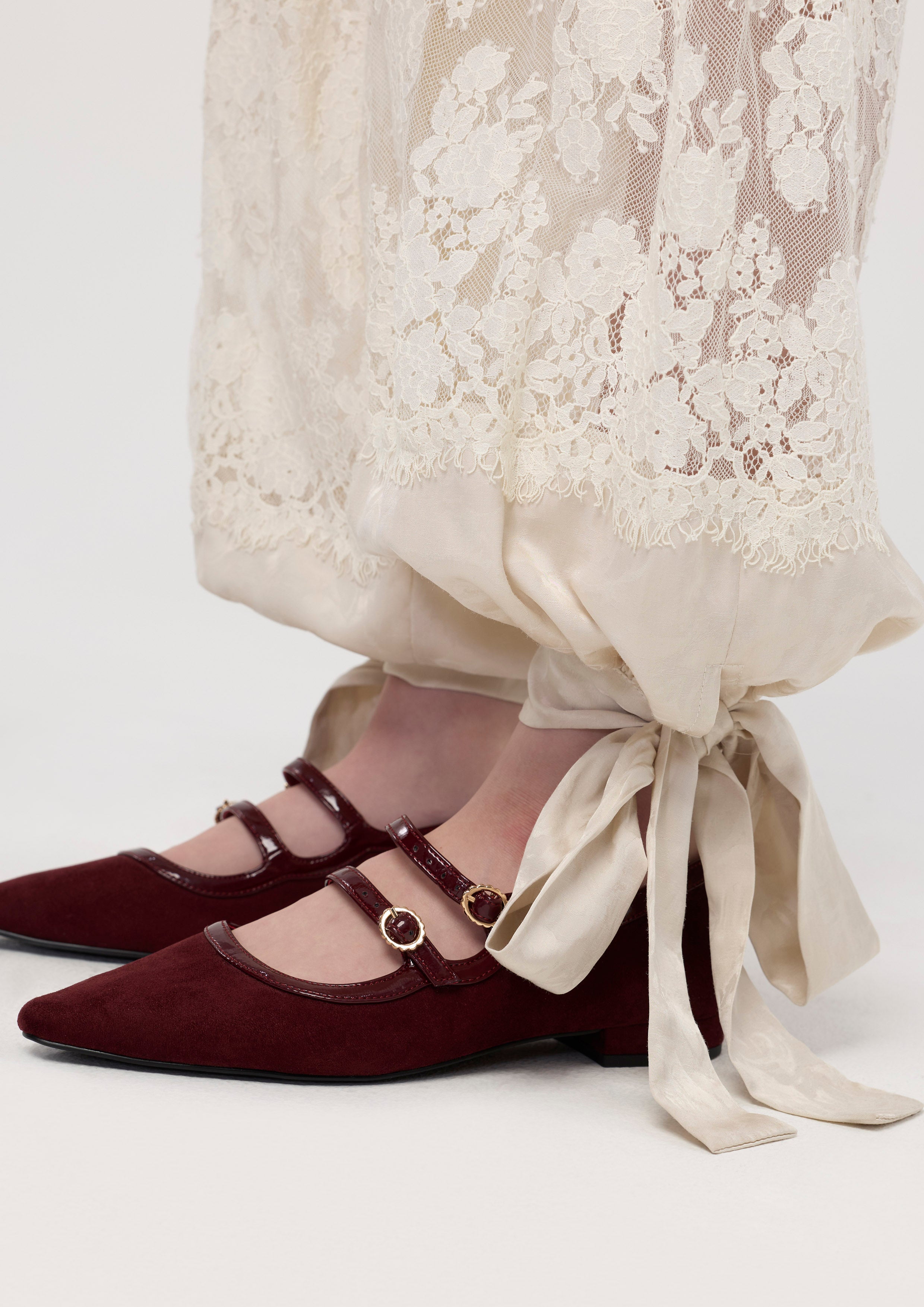Tie-Cuff Balloon Trousers Nomad's Grace