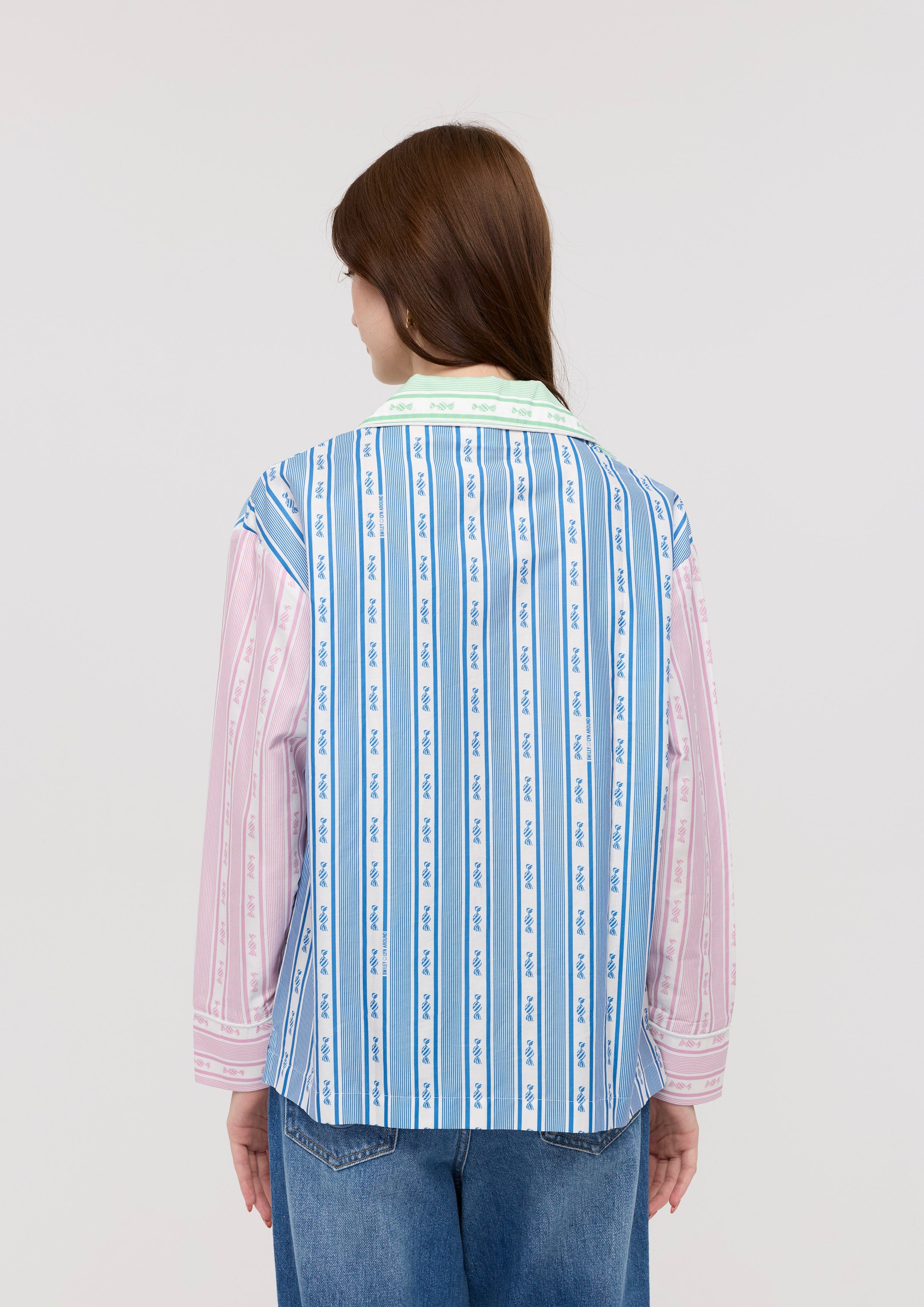 Graphic Print Play Shirt Lyn around x SMILEY