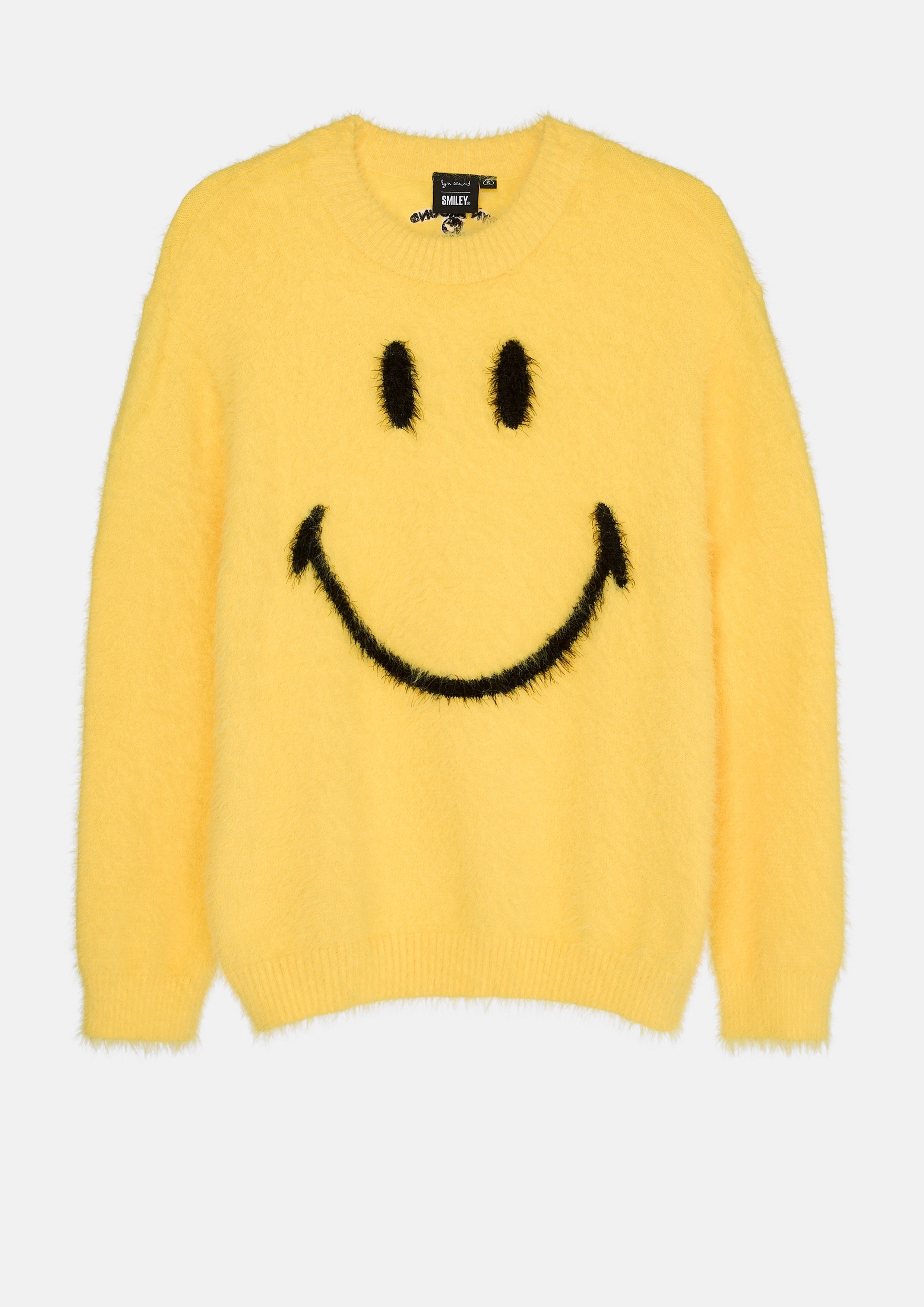 Knitted Long Sleeve Pullover Lyn around x SMILEY