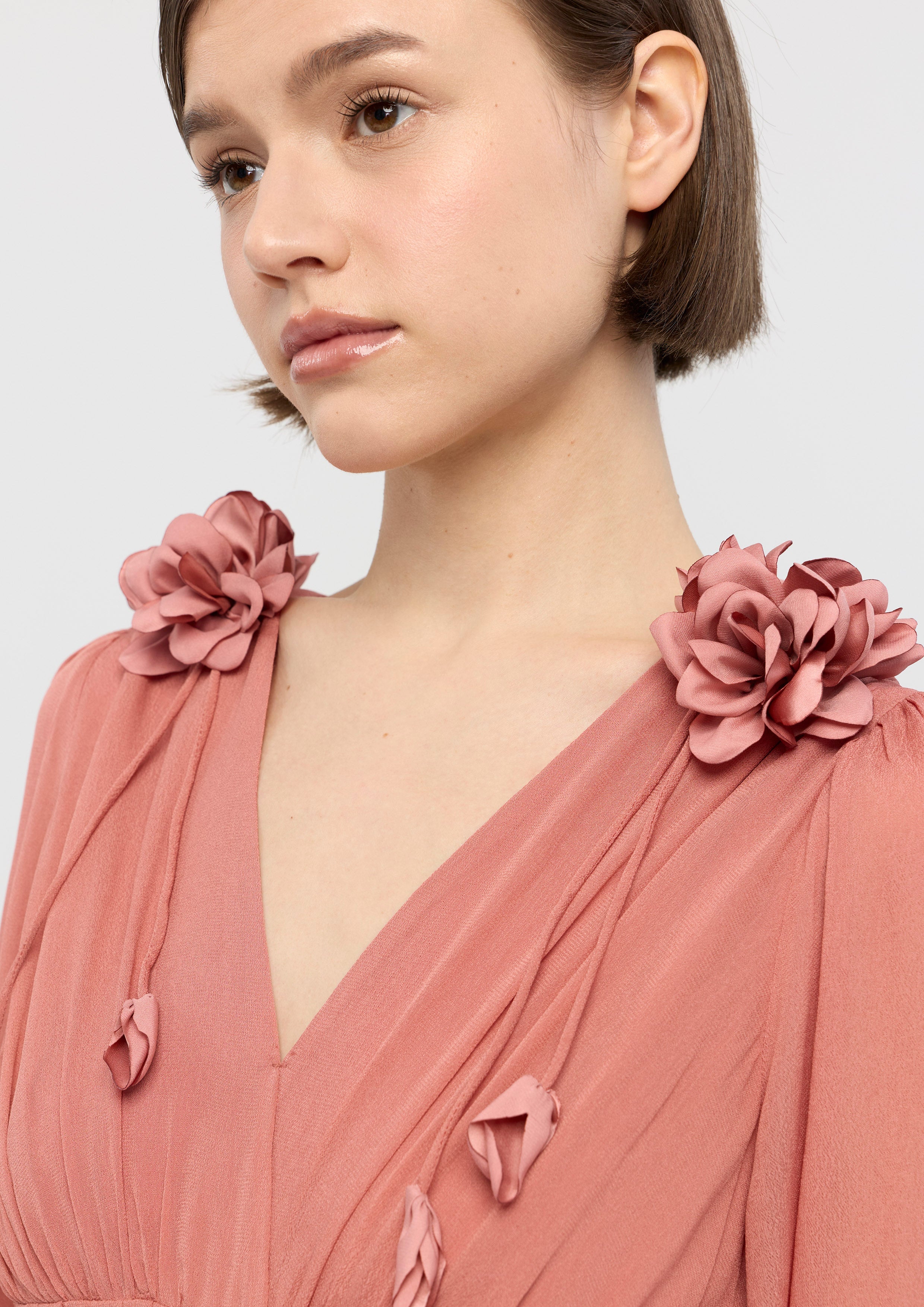 Rose Applique Maxi Dress Nomad's Grace