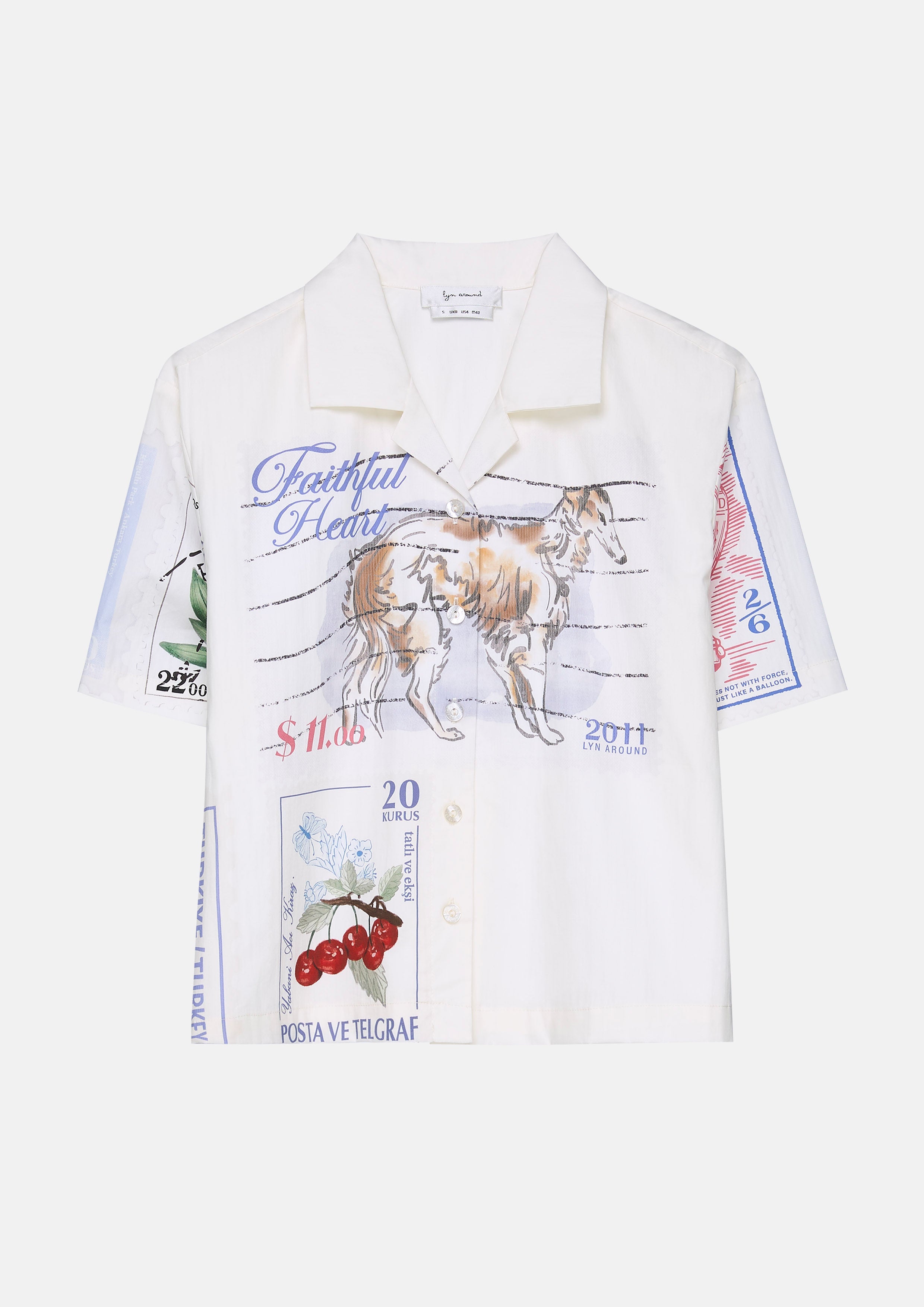 เสื้อเชิ้ตแขนสั้นพิมพ์ลาย คอลเลกชัน The Wandering Remix