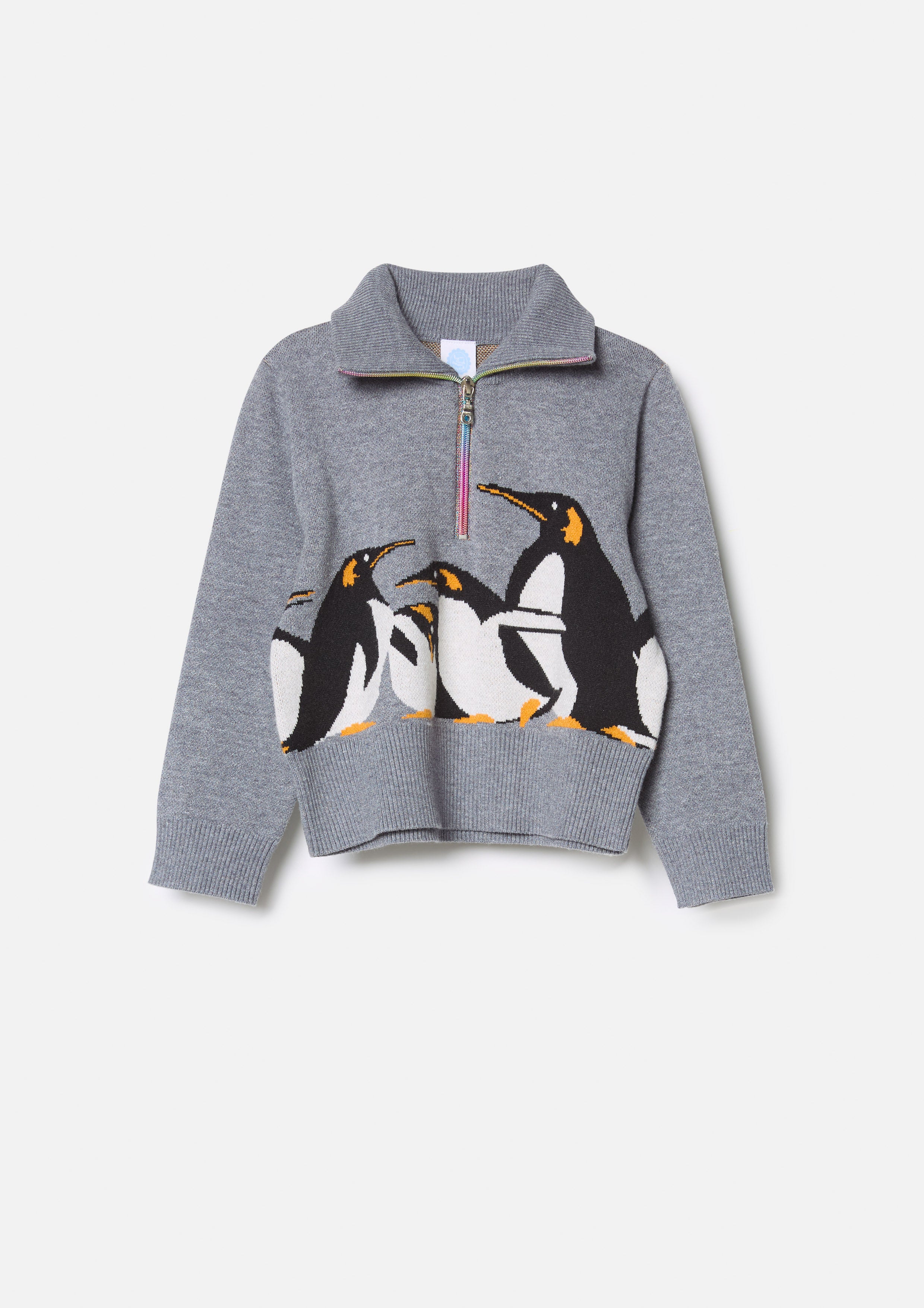 King Penguin Pullover For Mini Girls Arctic Noir