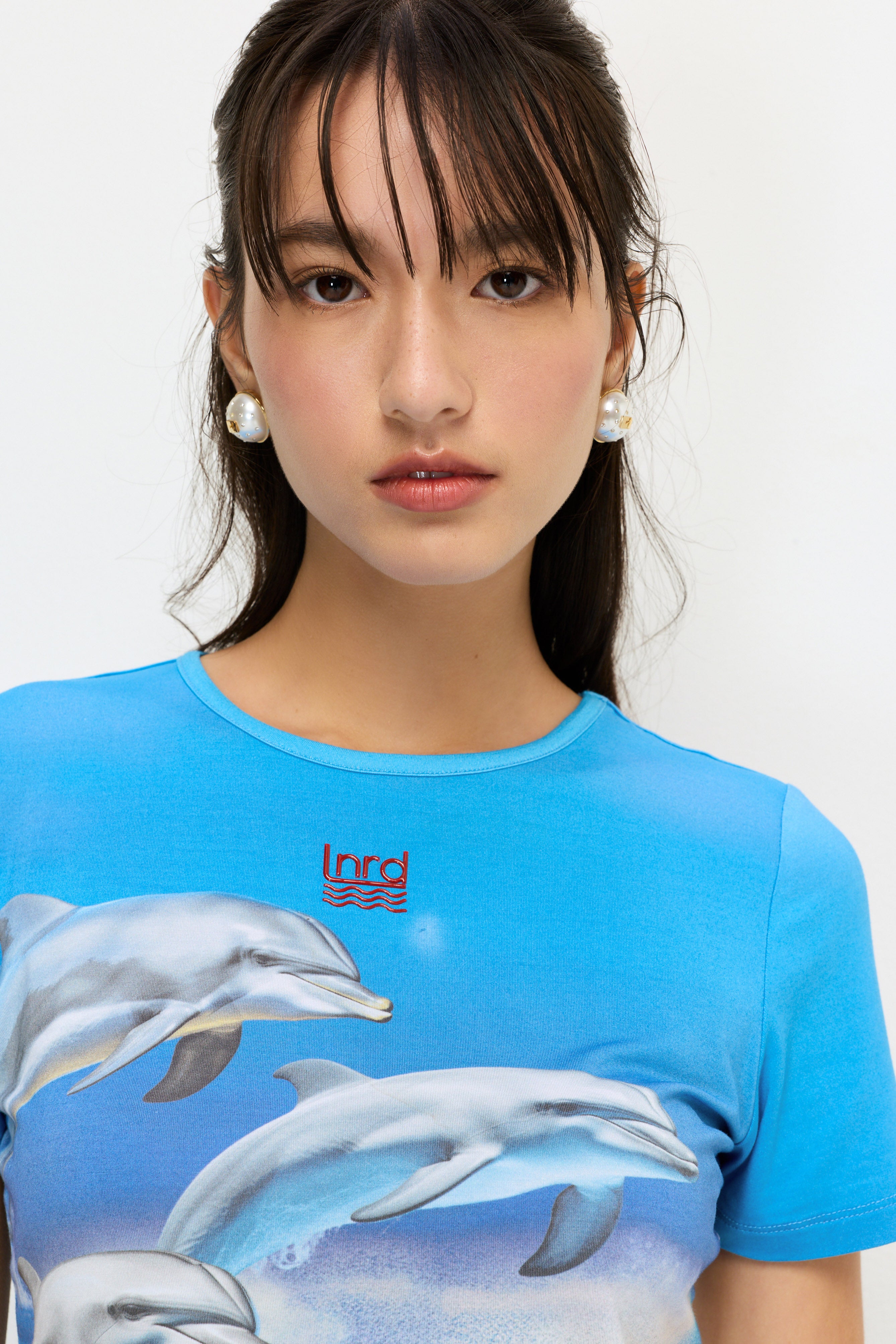 เสื้อยืดครอปพิมพ์ลาย คอลเลกชัน You Deserve a Break