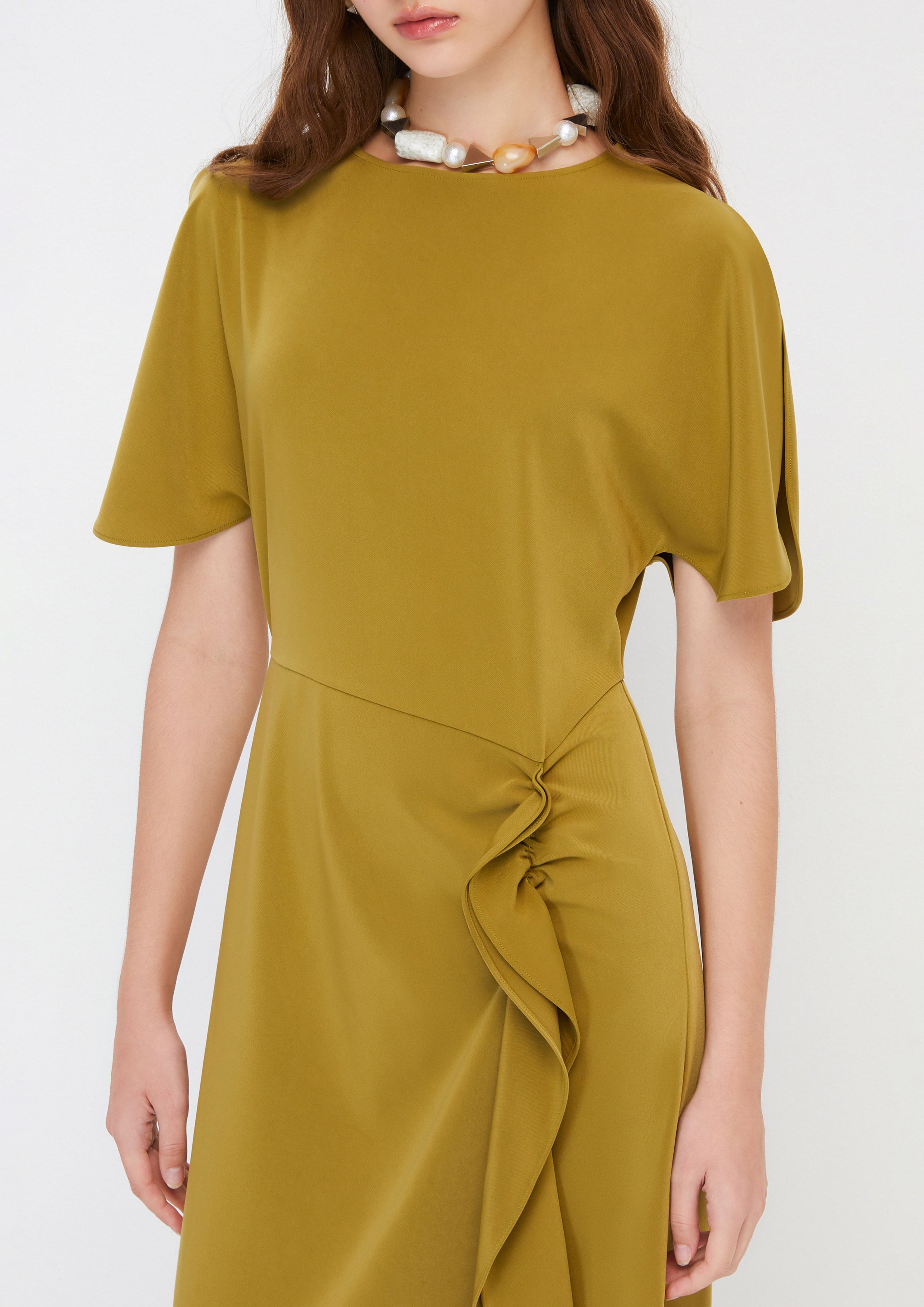 Frill Trim Skirt Dress Aurora Veil