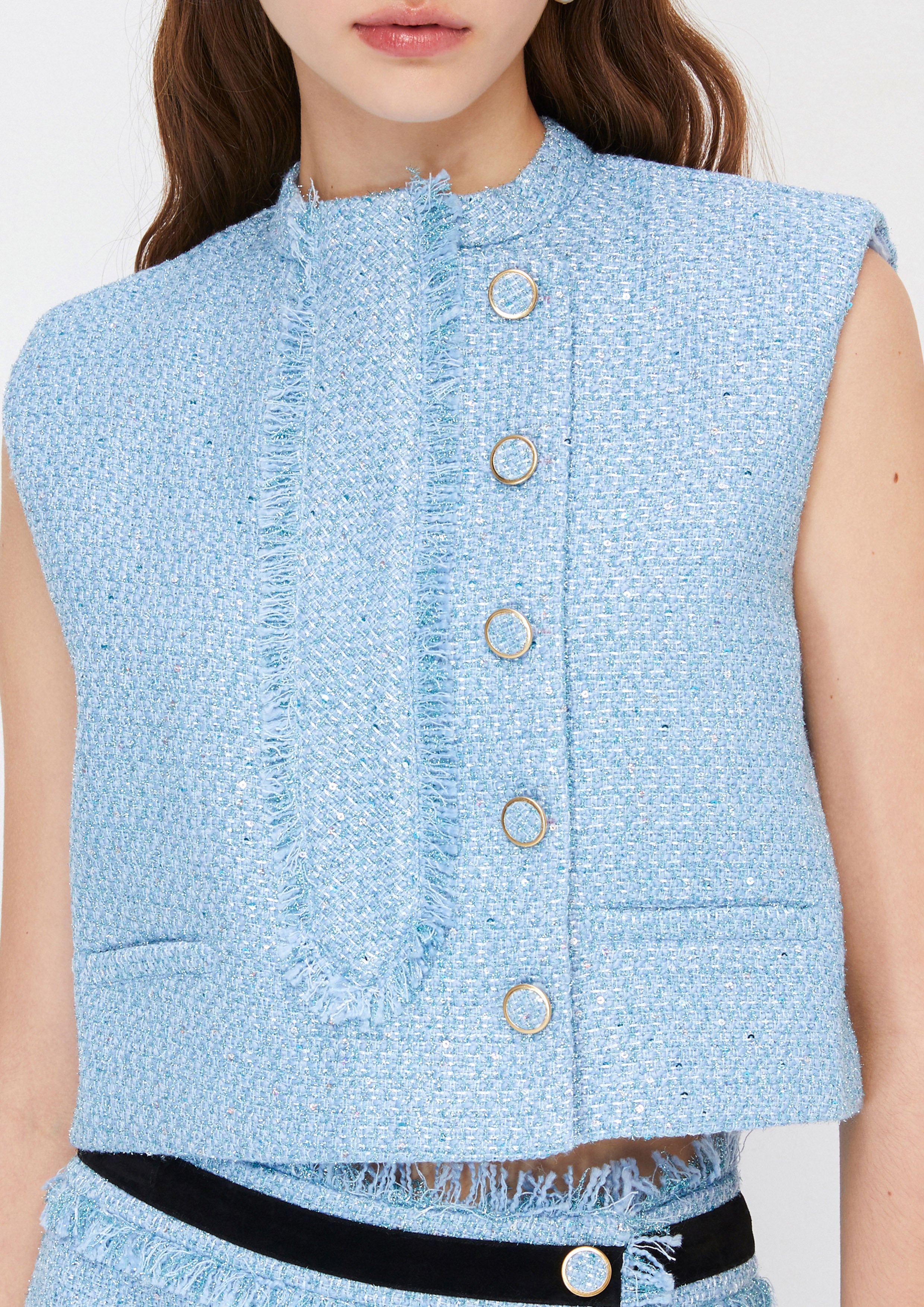 เสื้อกั๊กผ้าทวีด คอลเลกชัน Crystaline