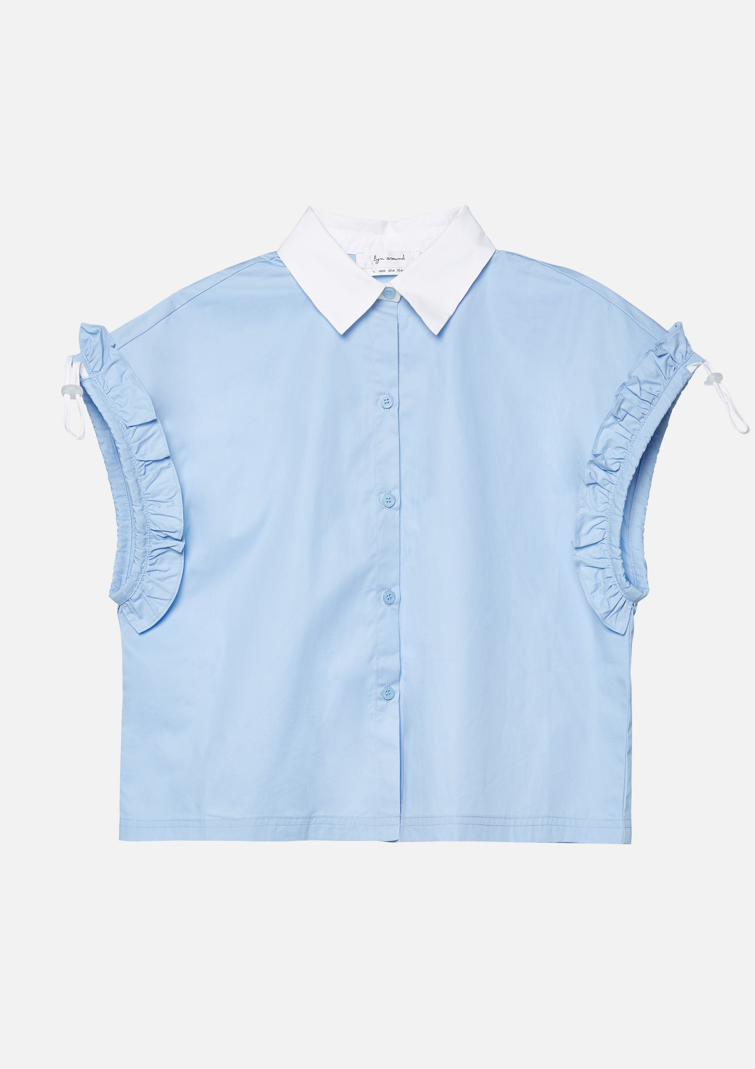 เสื้อแขนกุดแต่งระบาย คอลเลกชัน Crystaline