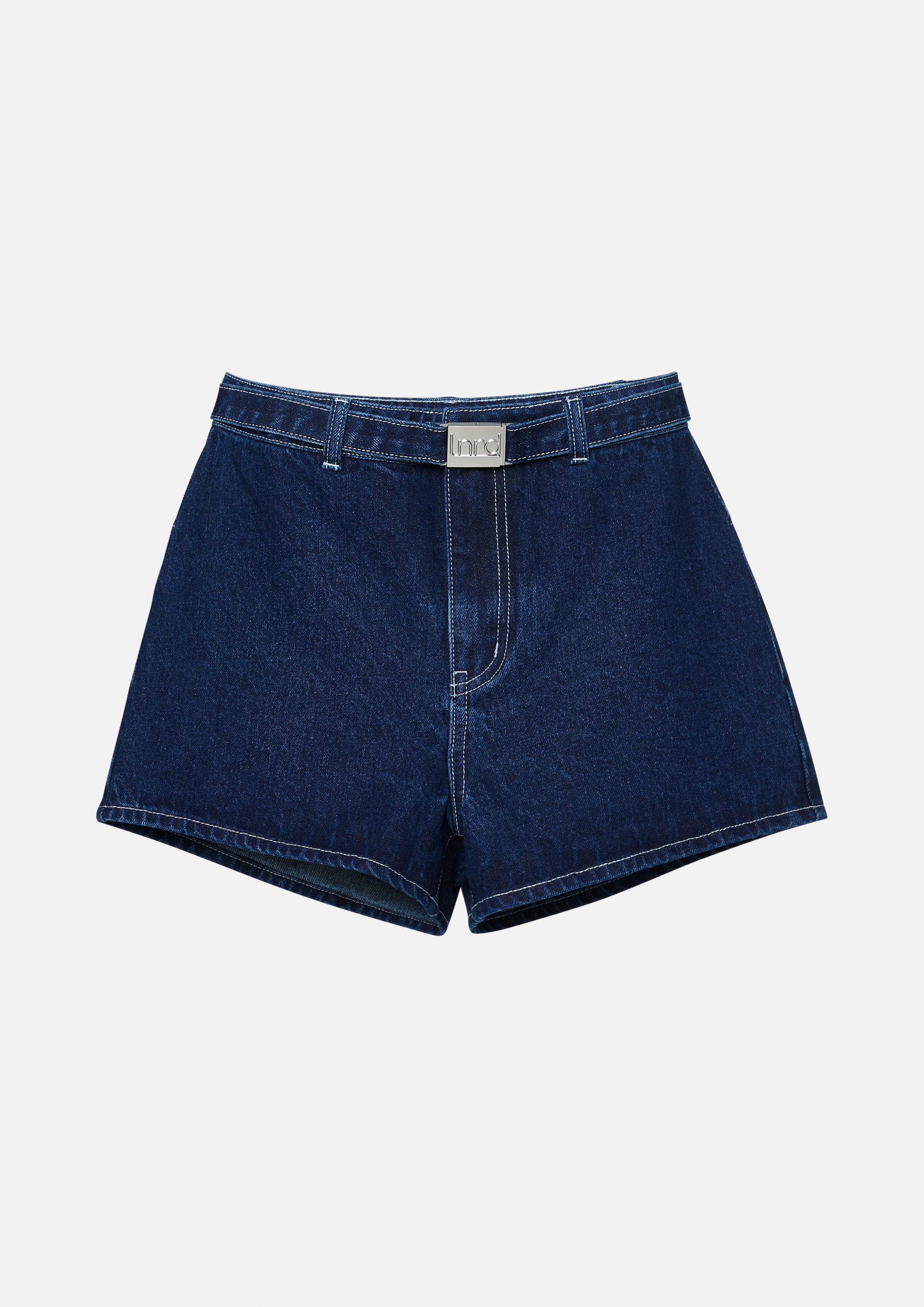 Denim Shorts With Buckle Melting Ice (Cream)