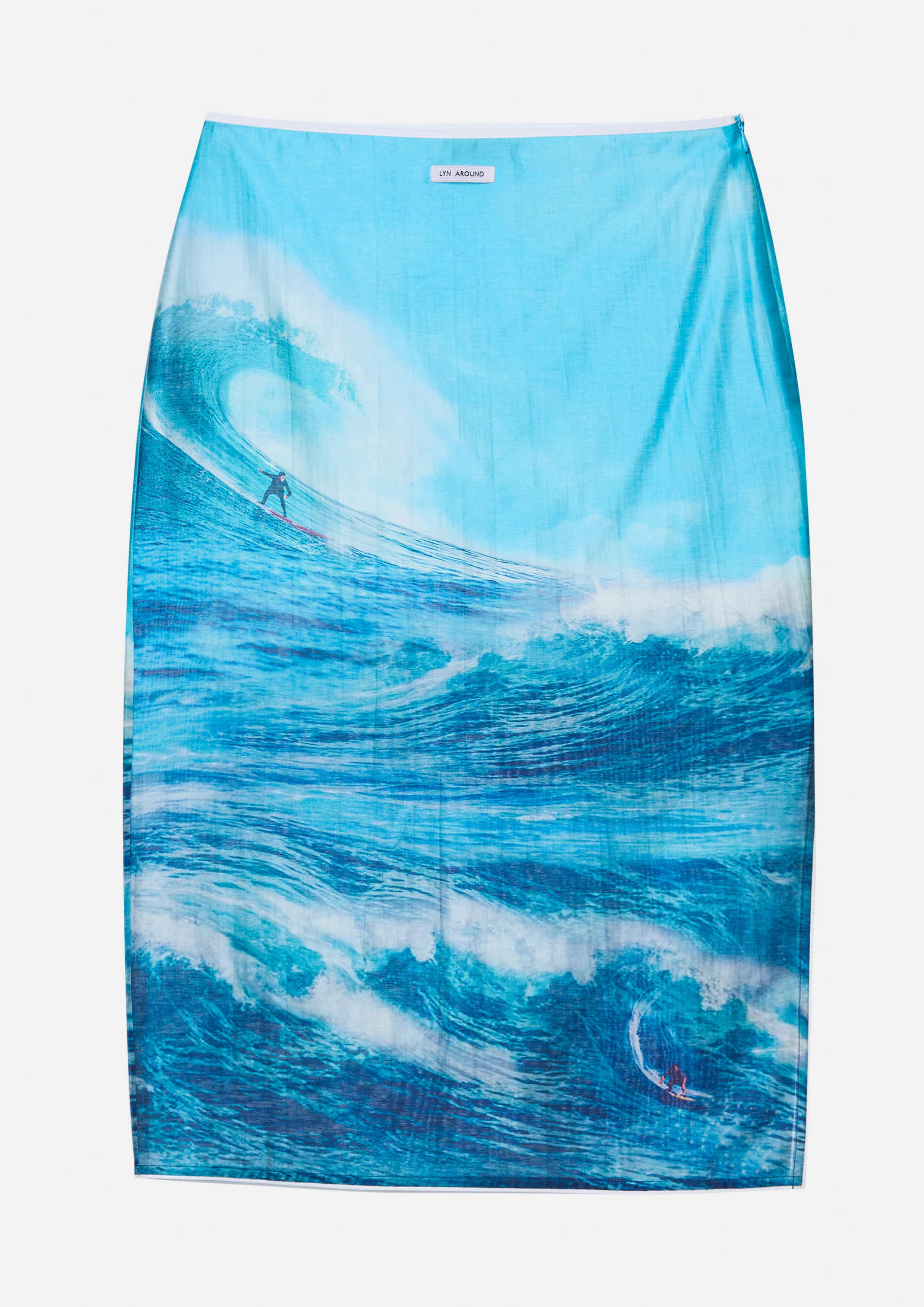 กระโปรงมิดิพิมพ์ลาย คอลเลกชัน You Deserve a Break