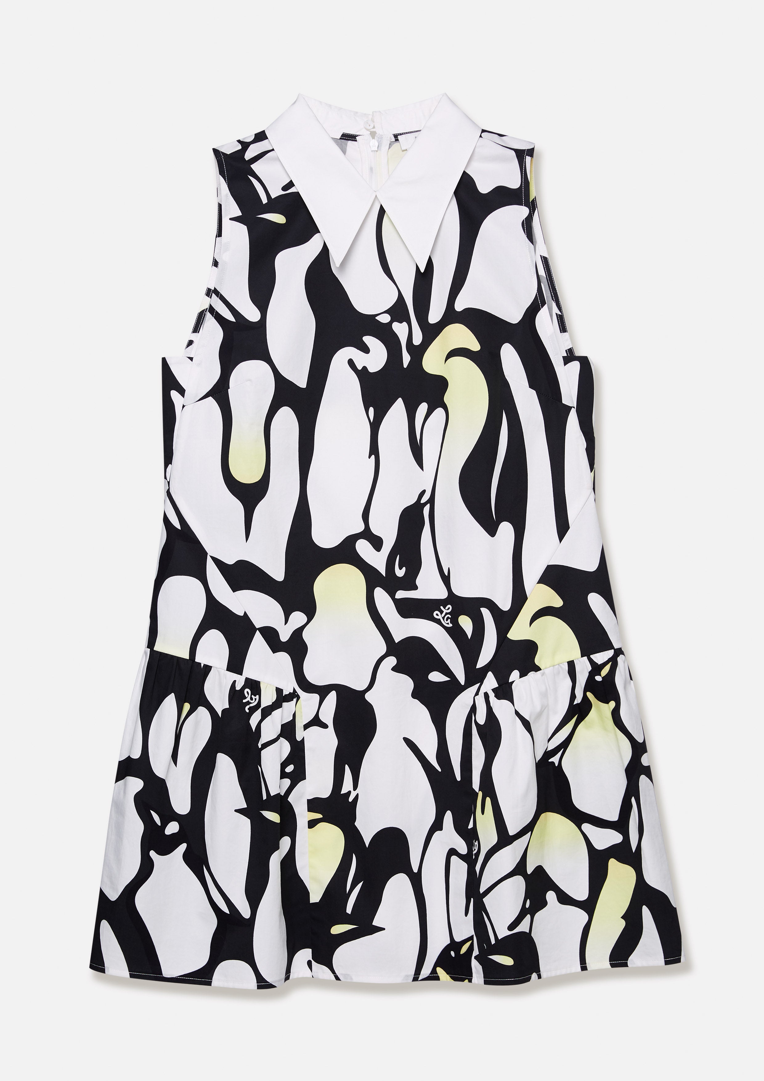 Print Mini Dress Arctic Noir