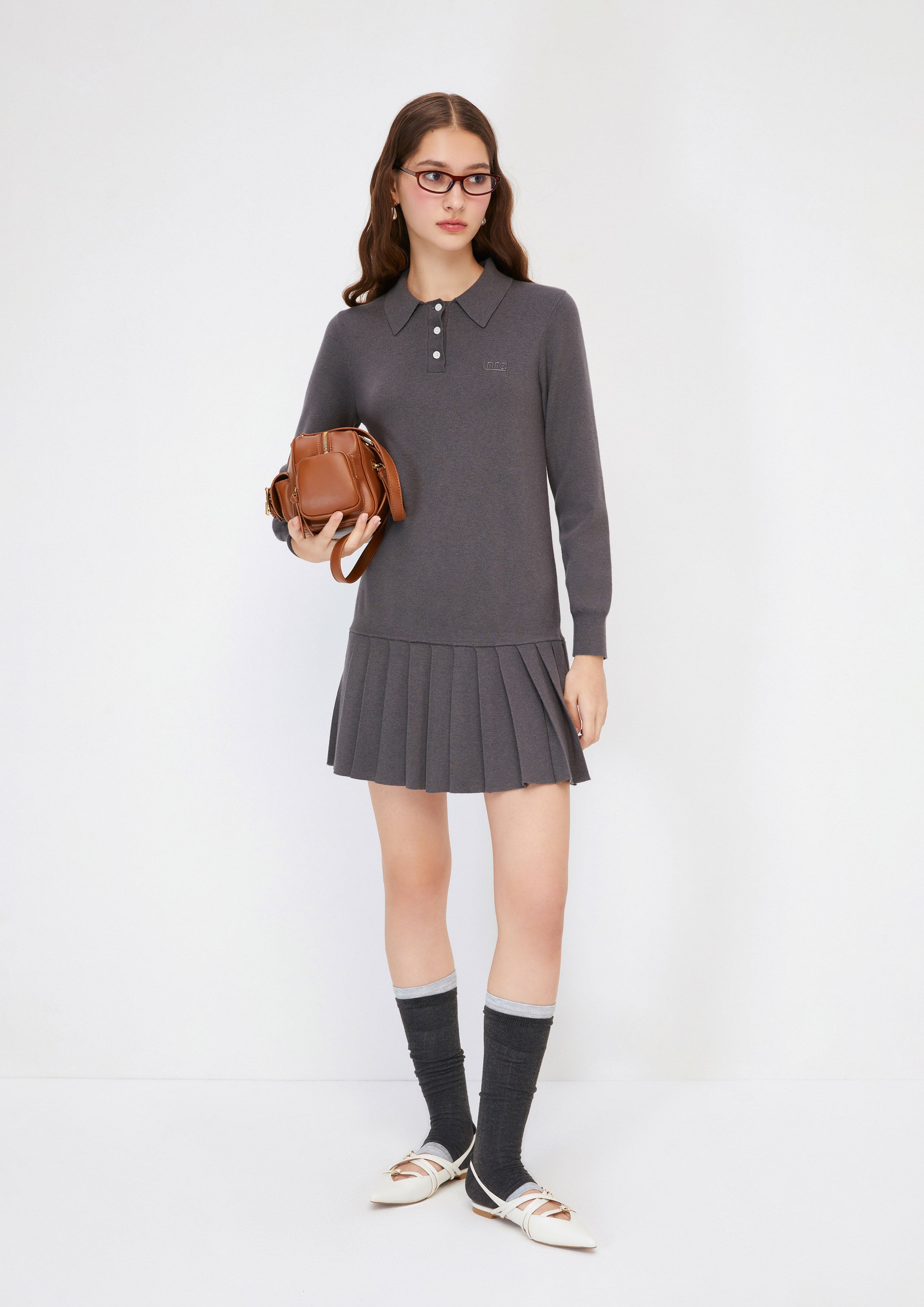 Polo Pleated Skirt Mini Dress You Deserve a Break