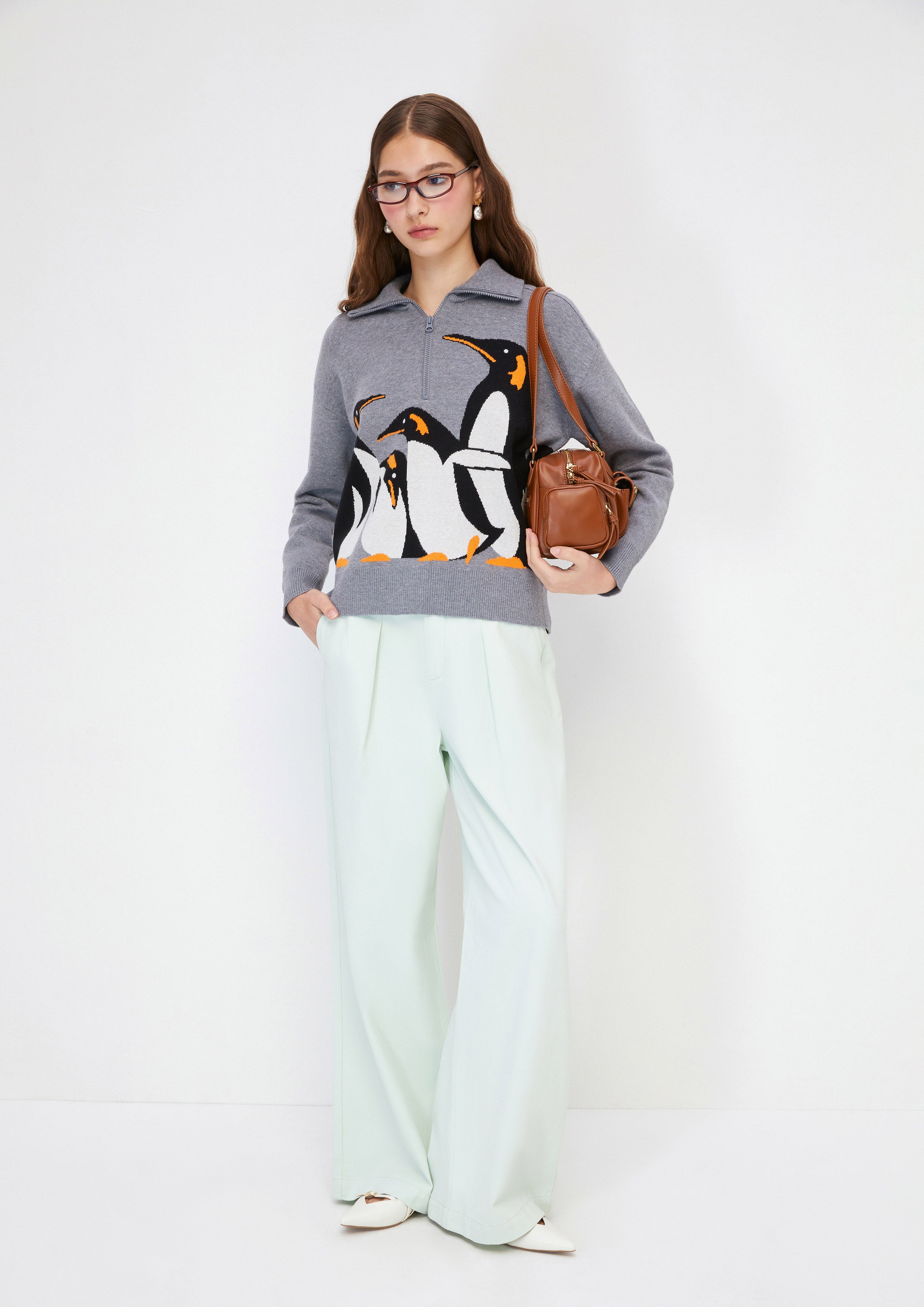 King Penguin Pullover Arctic Noir