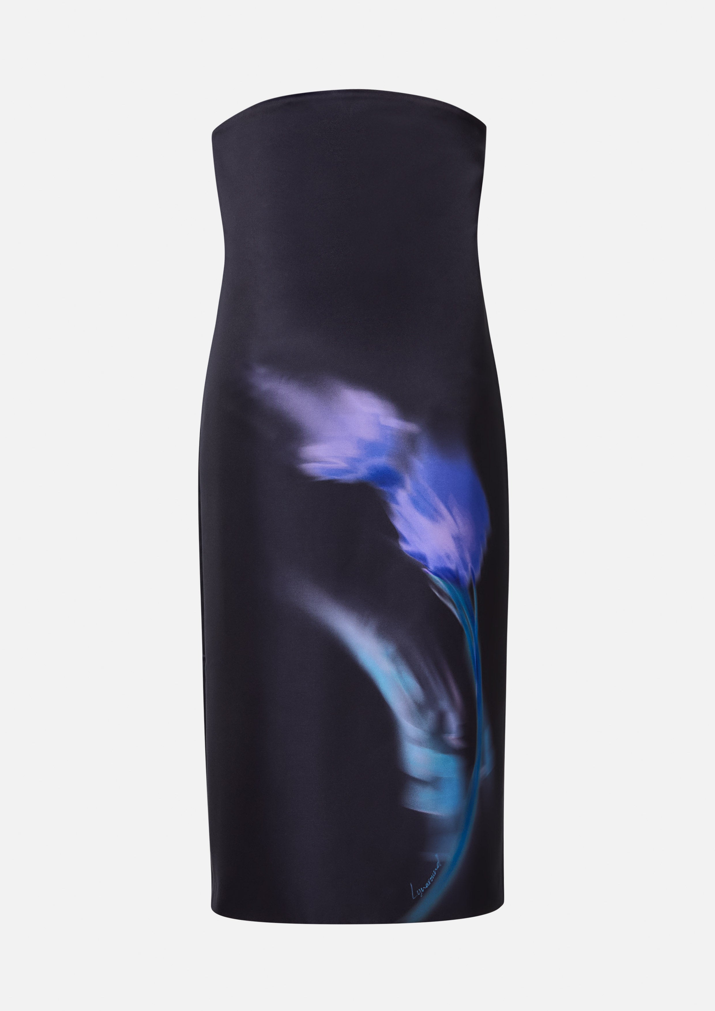 เดรสเกาะอกพิมพ์ลายดอกไม้ คอลเลกชัน Reviere