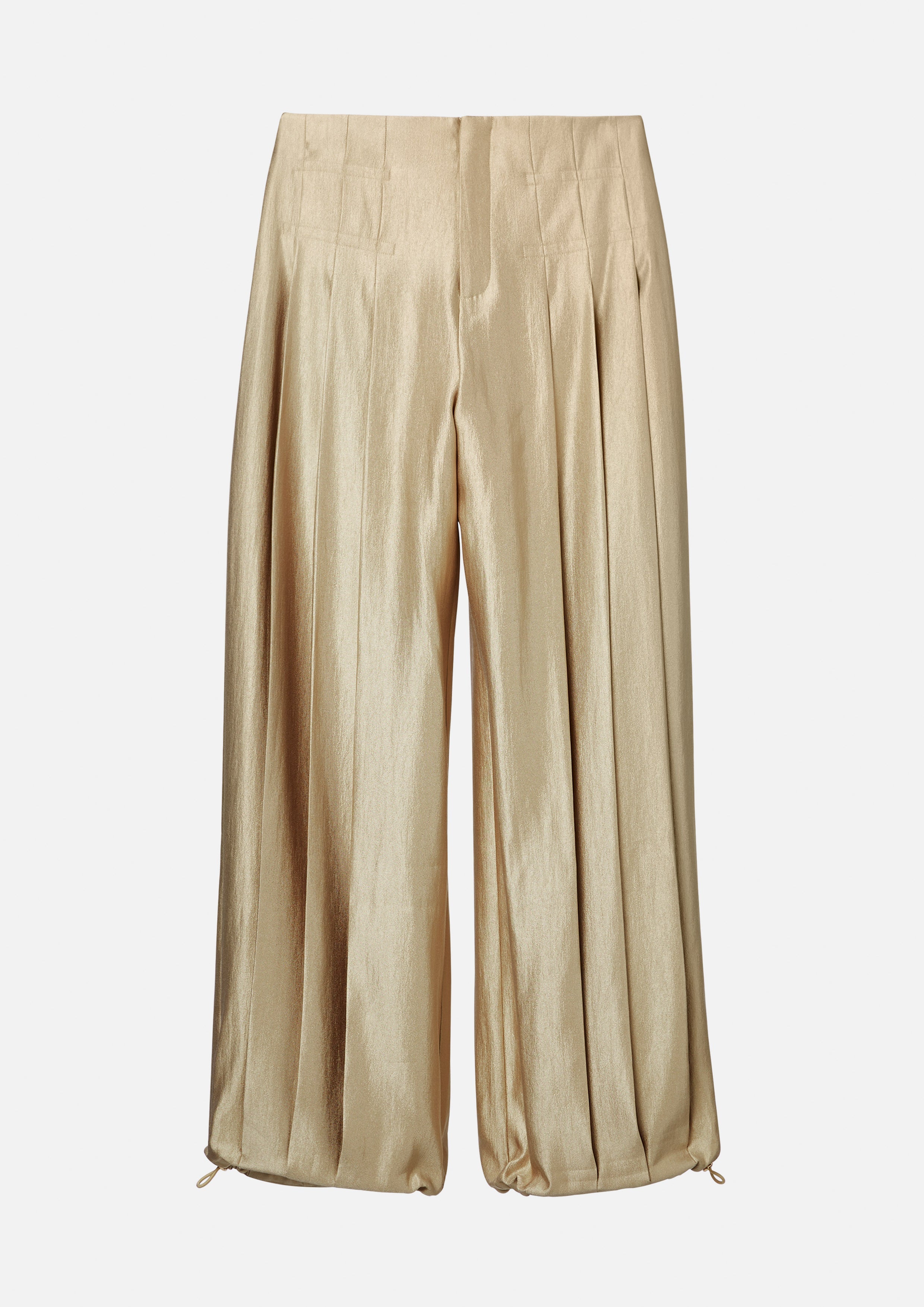 กางเกงขายาวผ้าซาตินจับจีบ คอลเลกชัน Weekender