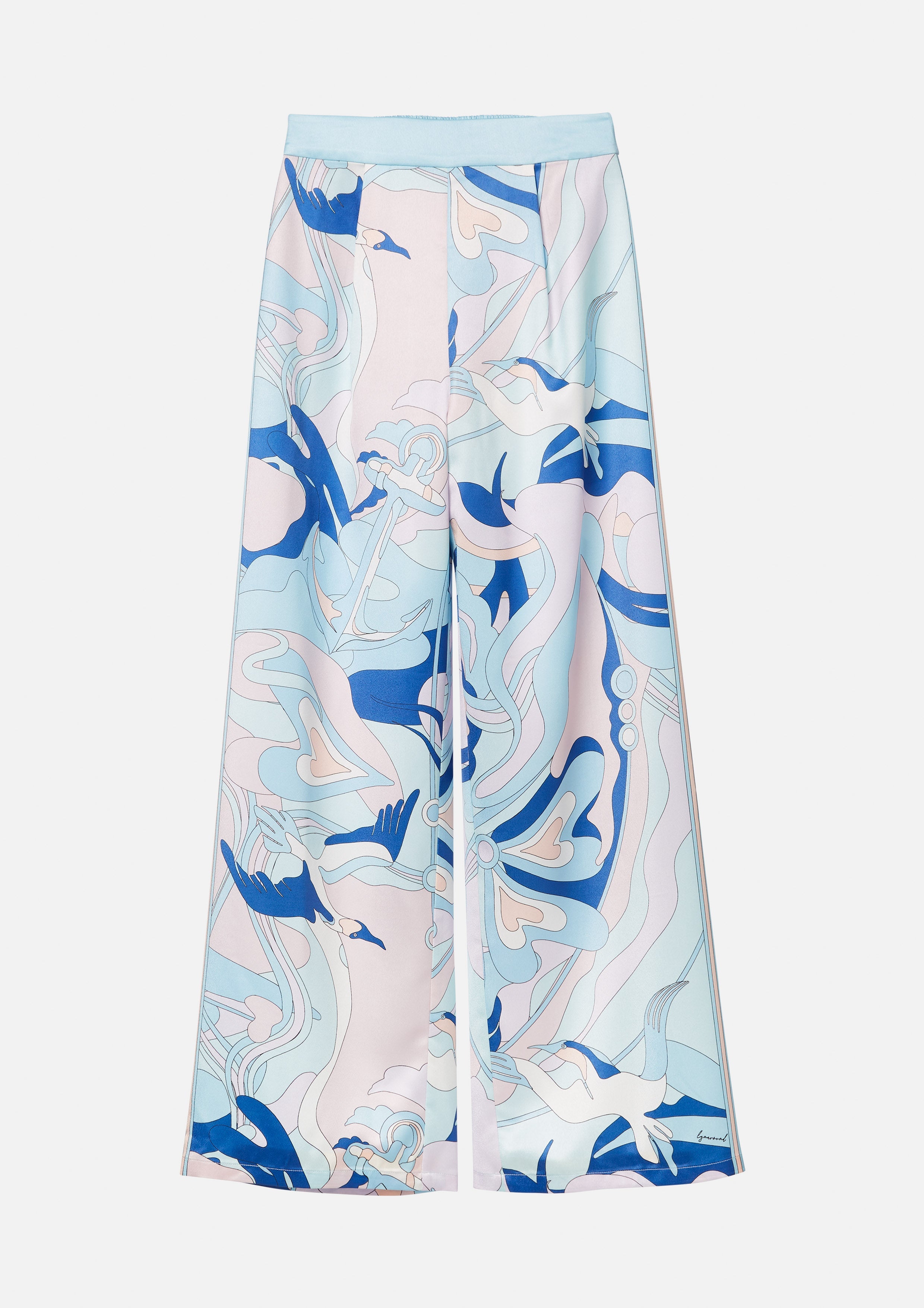 High Waist Print Trousers Califonia Yacht Club