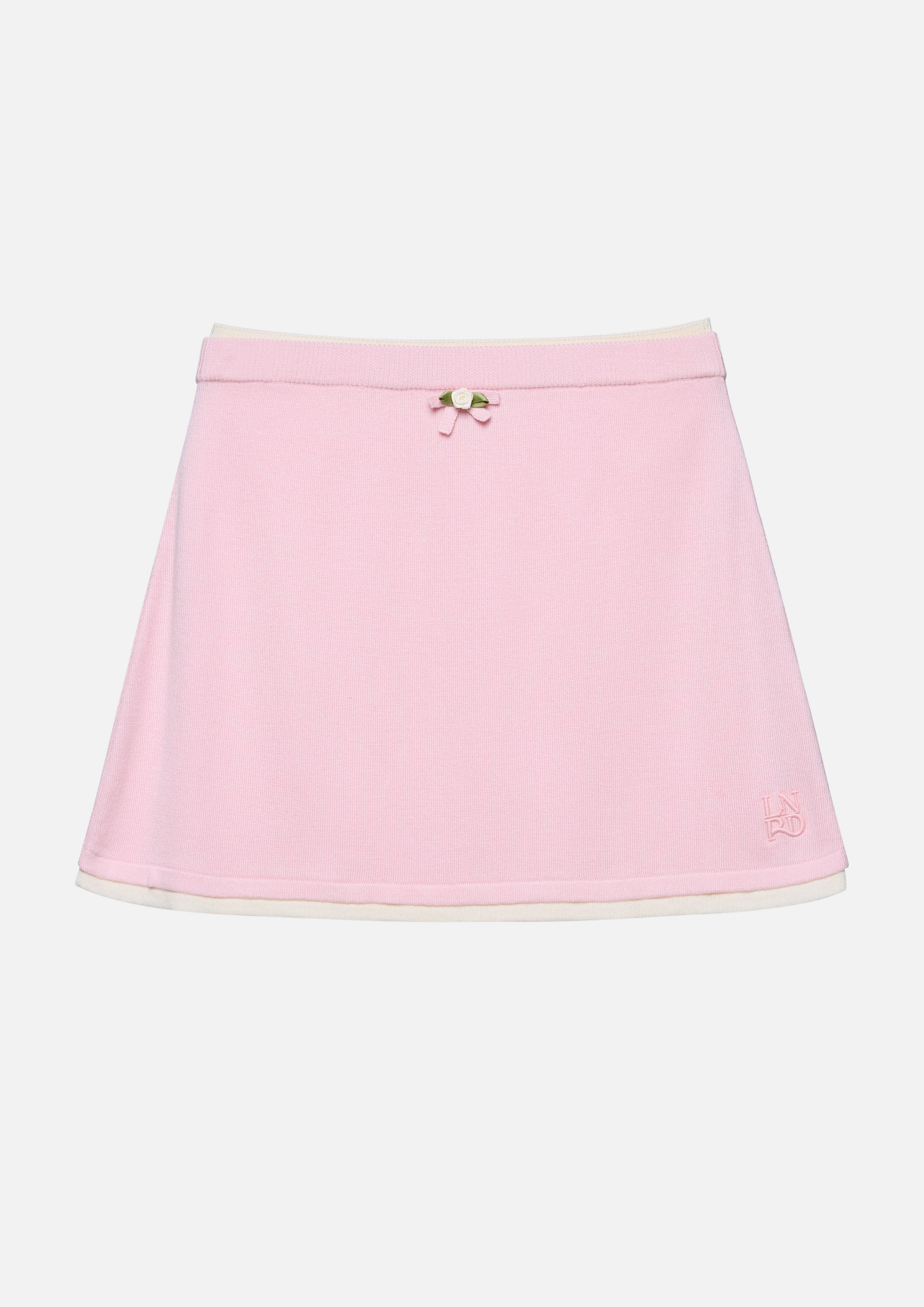 Tiny Bow Knitted Mini Skirt California Calling